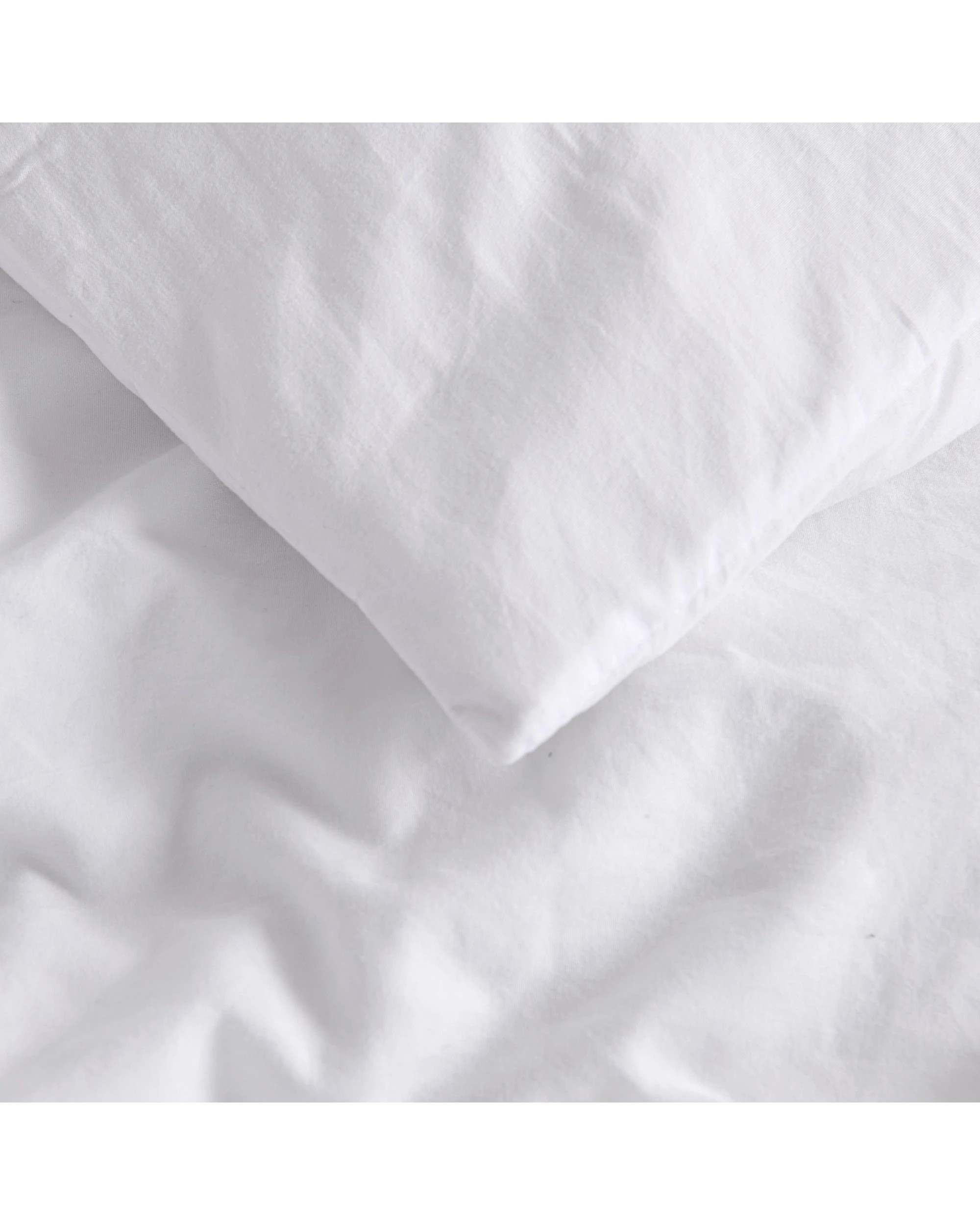 3 Dreamaker Superfine Washed Microfibre Quilt Cover Set - King Single Bed - White, 3 of 7