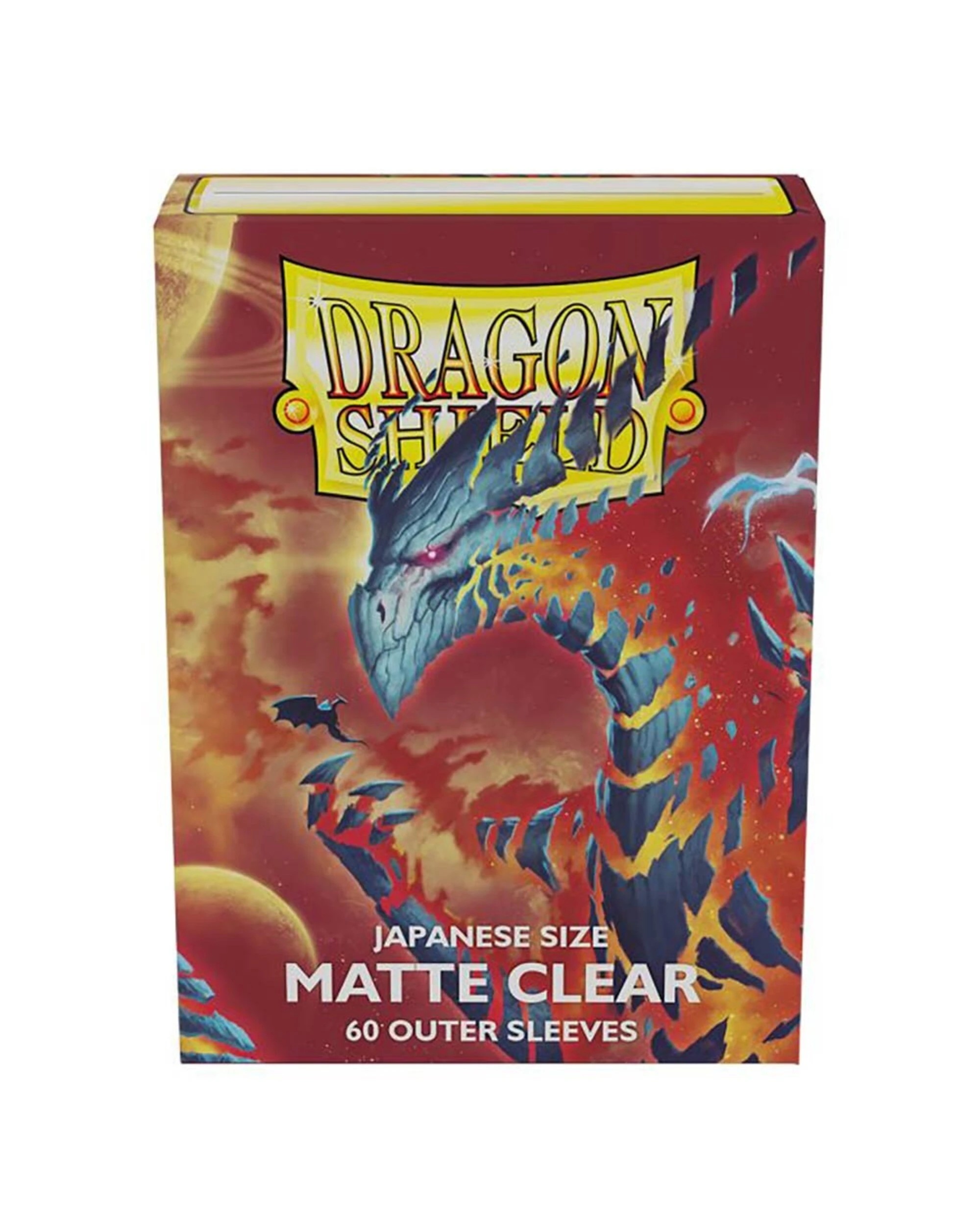 1 Dragon Shield TCG - Japanese Size Matte Outer Sleeves - Clear, 1 of 2