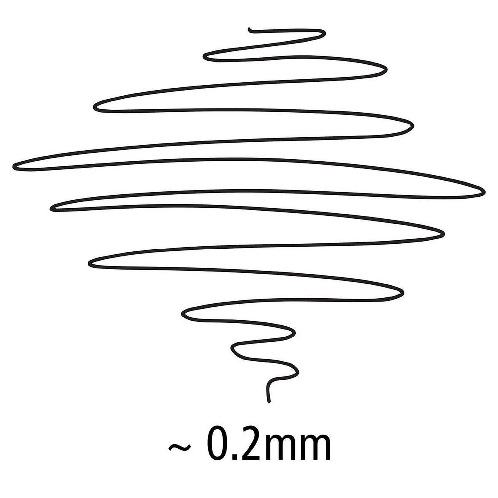 3 Staedtler Pigment Liner 0.2mm Black, 3 of 3
