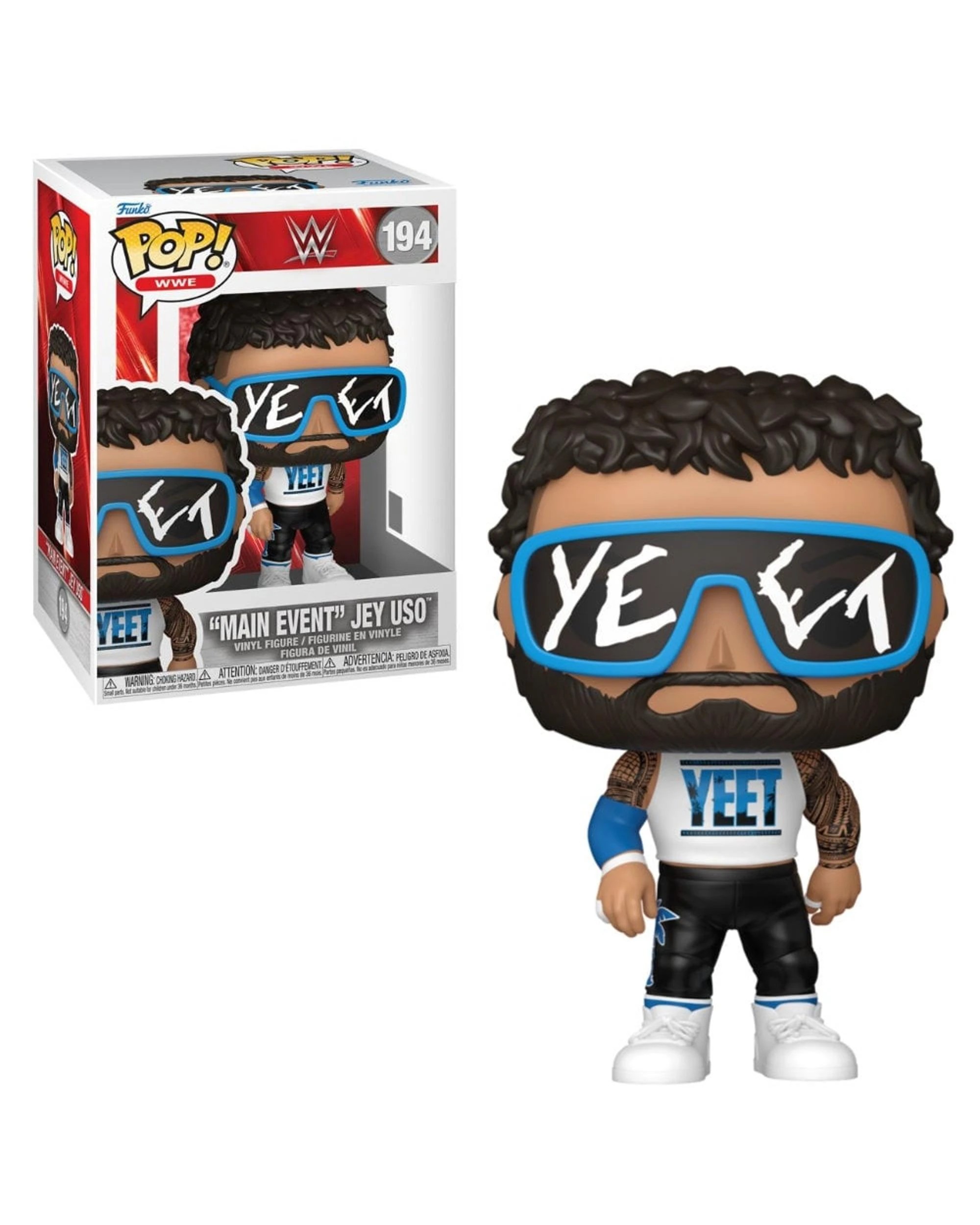 1 WWE Main Event Jey Uso Funko POP! Vinyl, 1 of 3