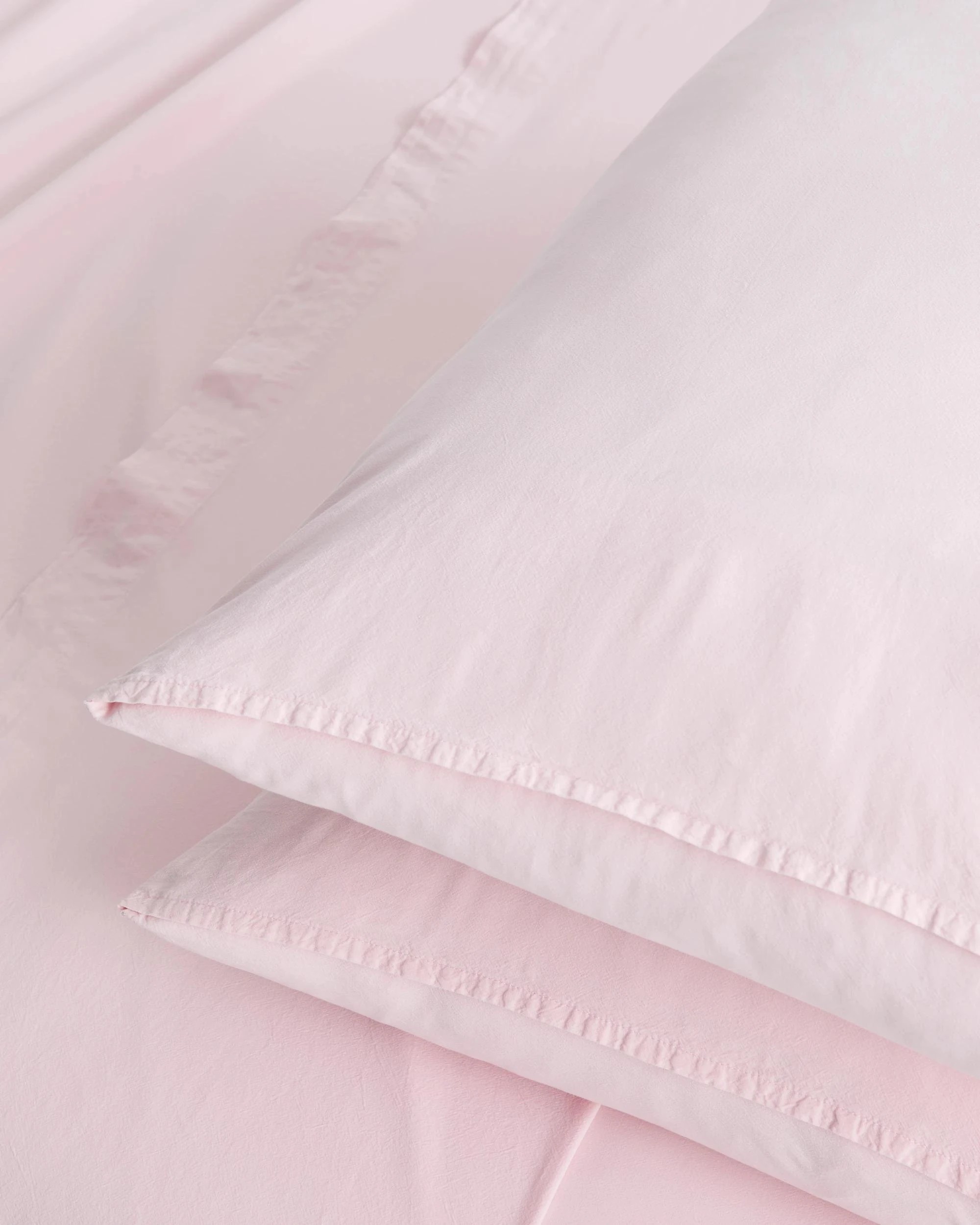 2 Arlo Cotton Stonewash Sheet Set - Queen Bed - Pink, 2 of 3