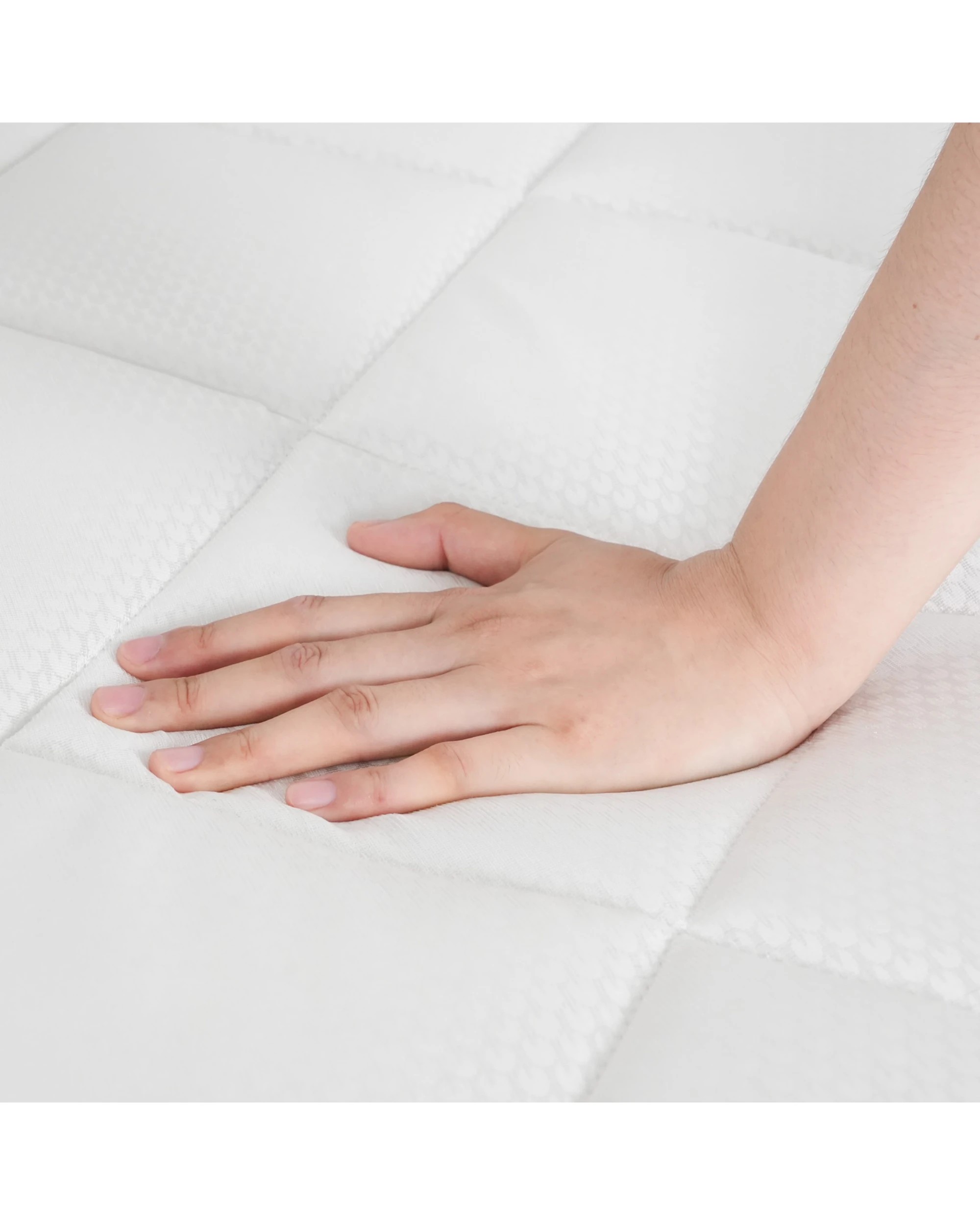 4 Advwin Queen Mattress Bonnell Springs Memory Foam Bed 16CM - White, 4 of 7