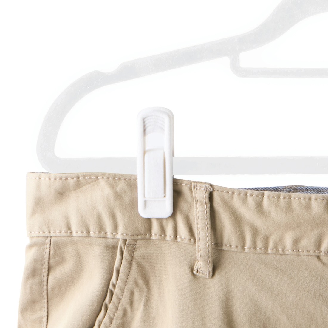 2 20 Piece Flocked Hanger Clips, 2 of 6