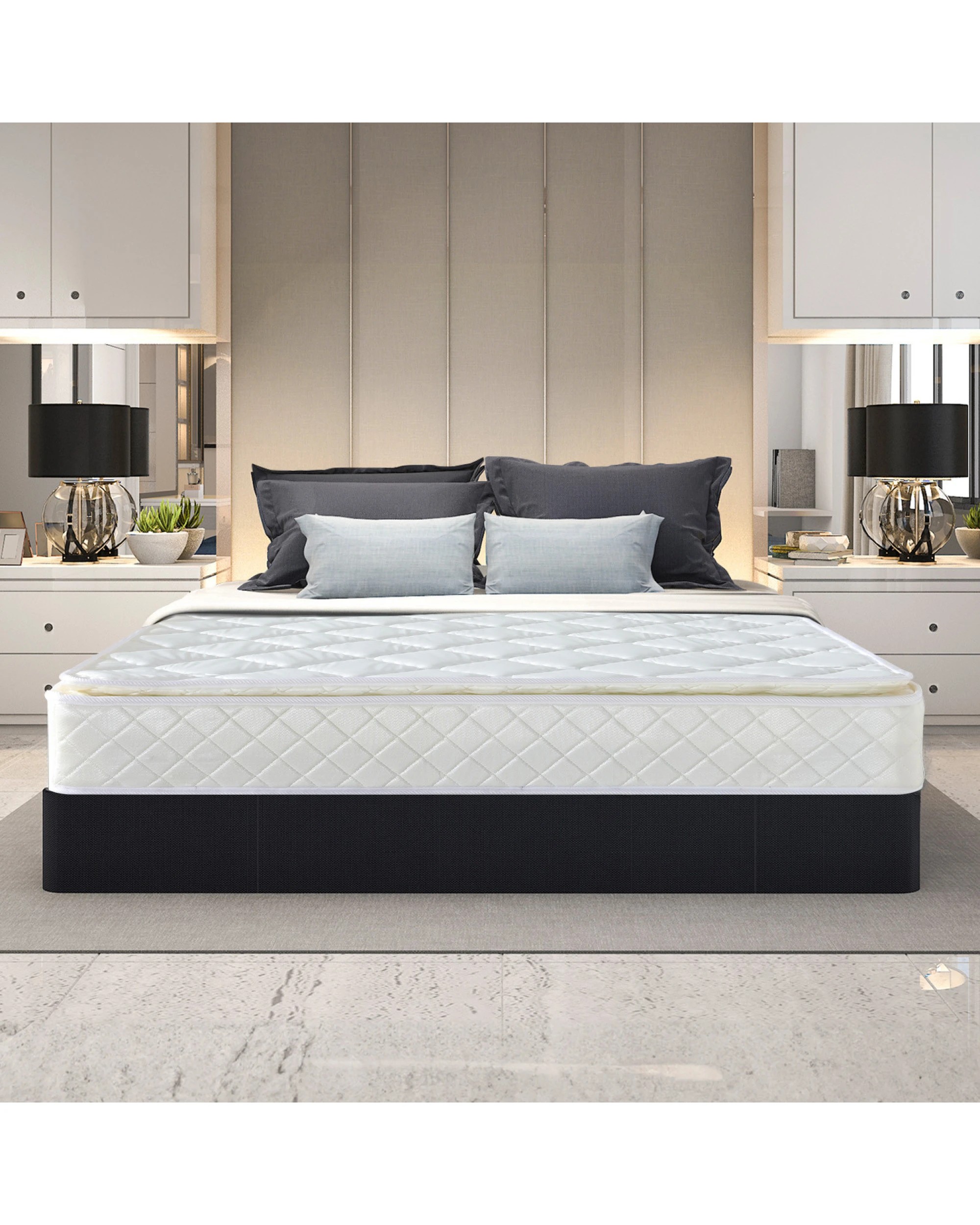 10 Laura Hill Pillow Top Pocket Spring 22in Mattress - Queen, 10 of 10