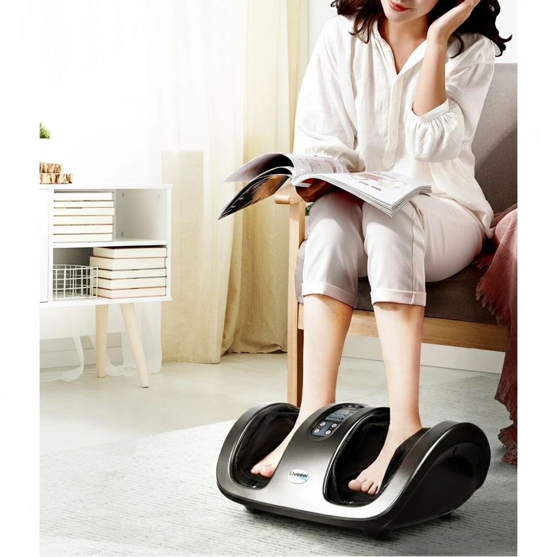 5 Livemor Foot Massager Shiatsu Massagers Electric Roller Kneading Calf Leg - Multi, 5 of 7