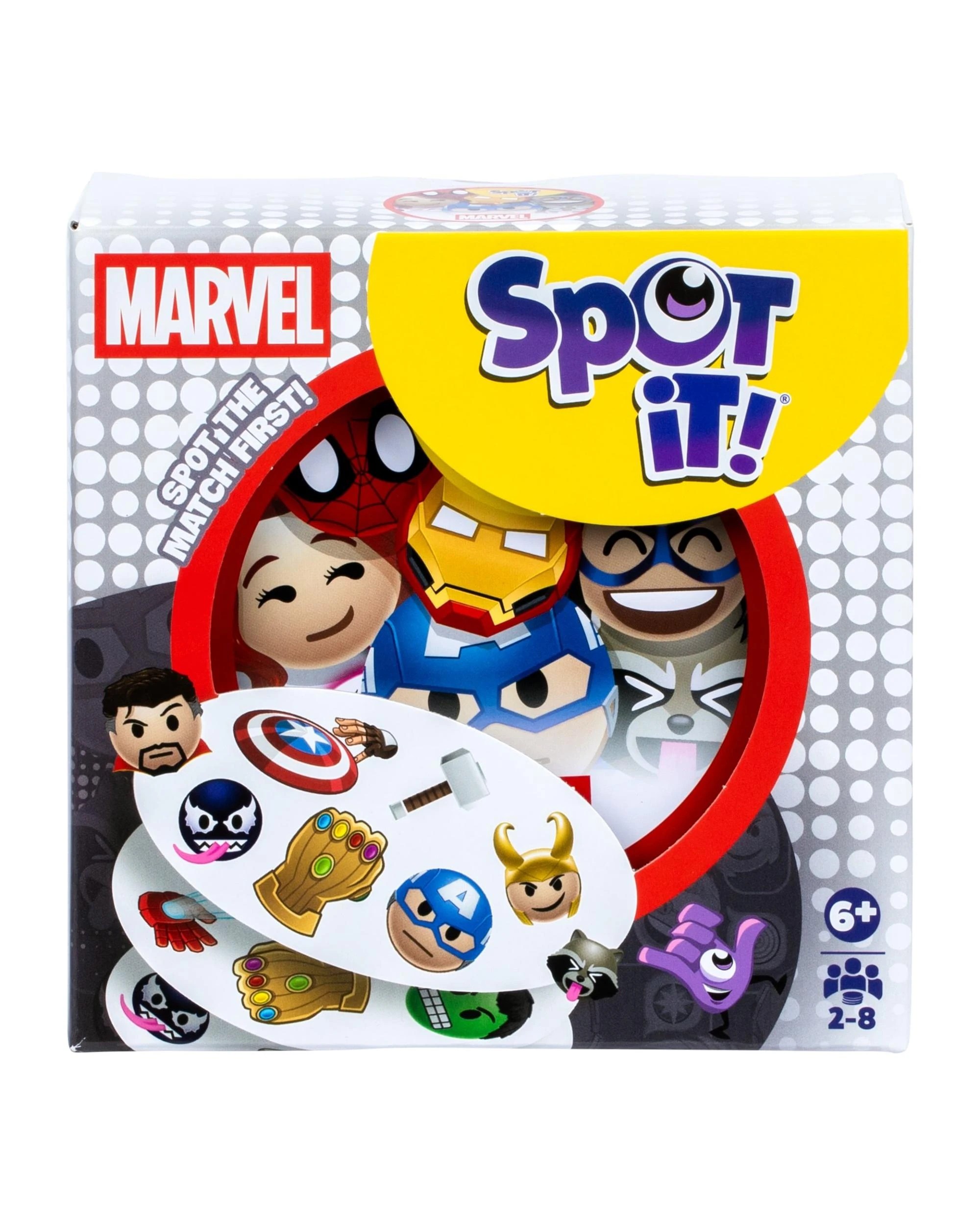 6 Spot It Marvel - Refresh -  Card Game, 6 of 8