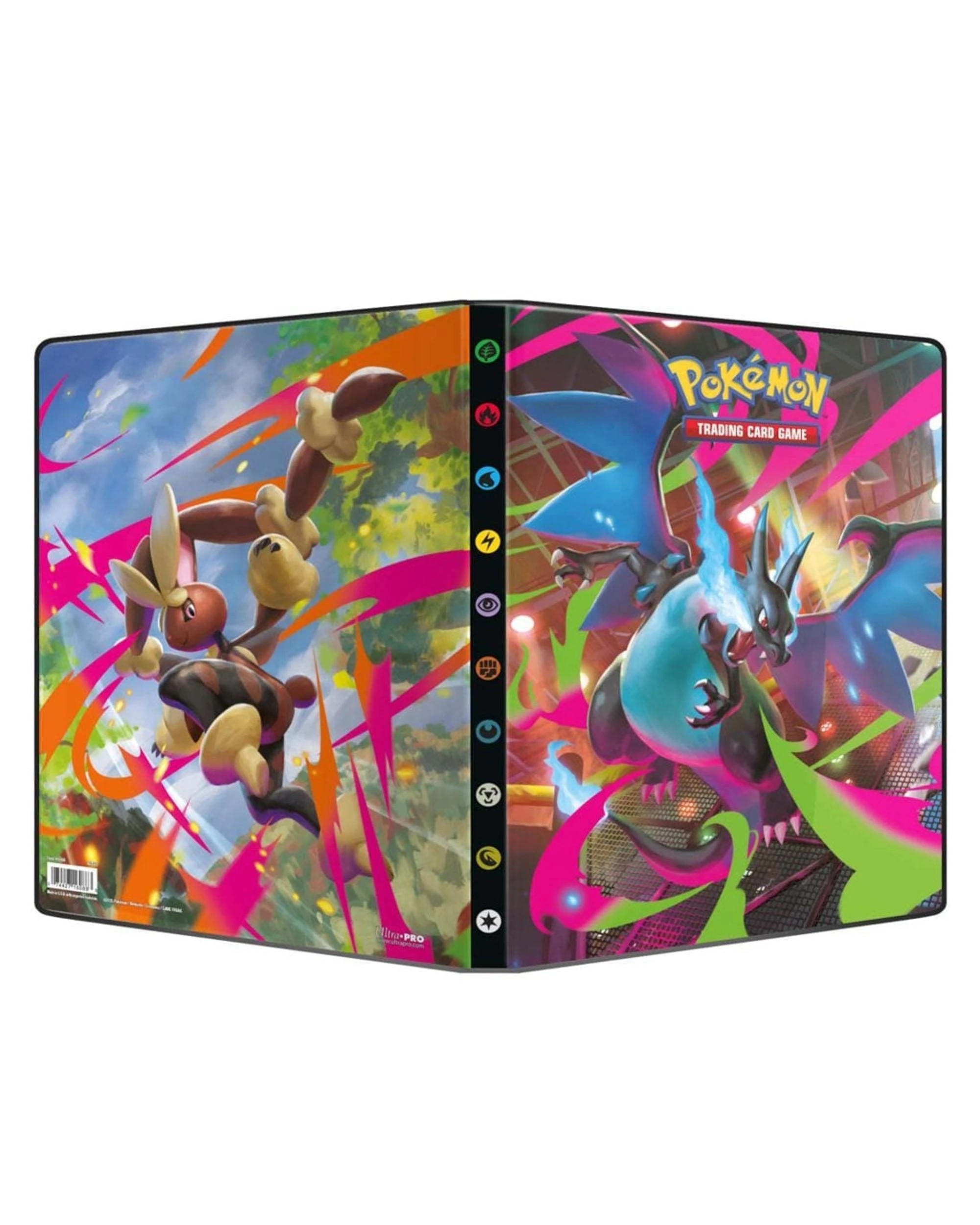 1 Ultra Pro Pokemon Mega Evolution Phantasmal Flames 9-Pocket Portfolio, 1 of 4