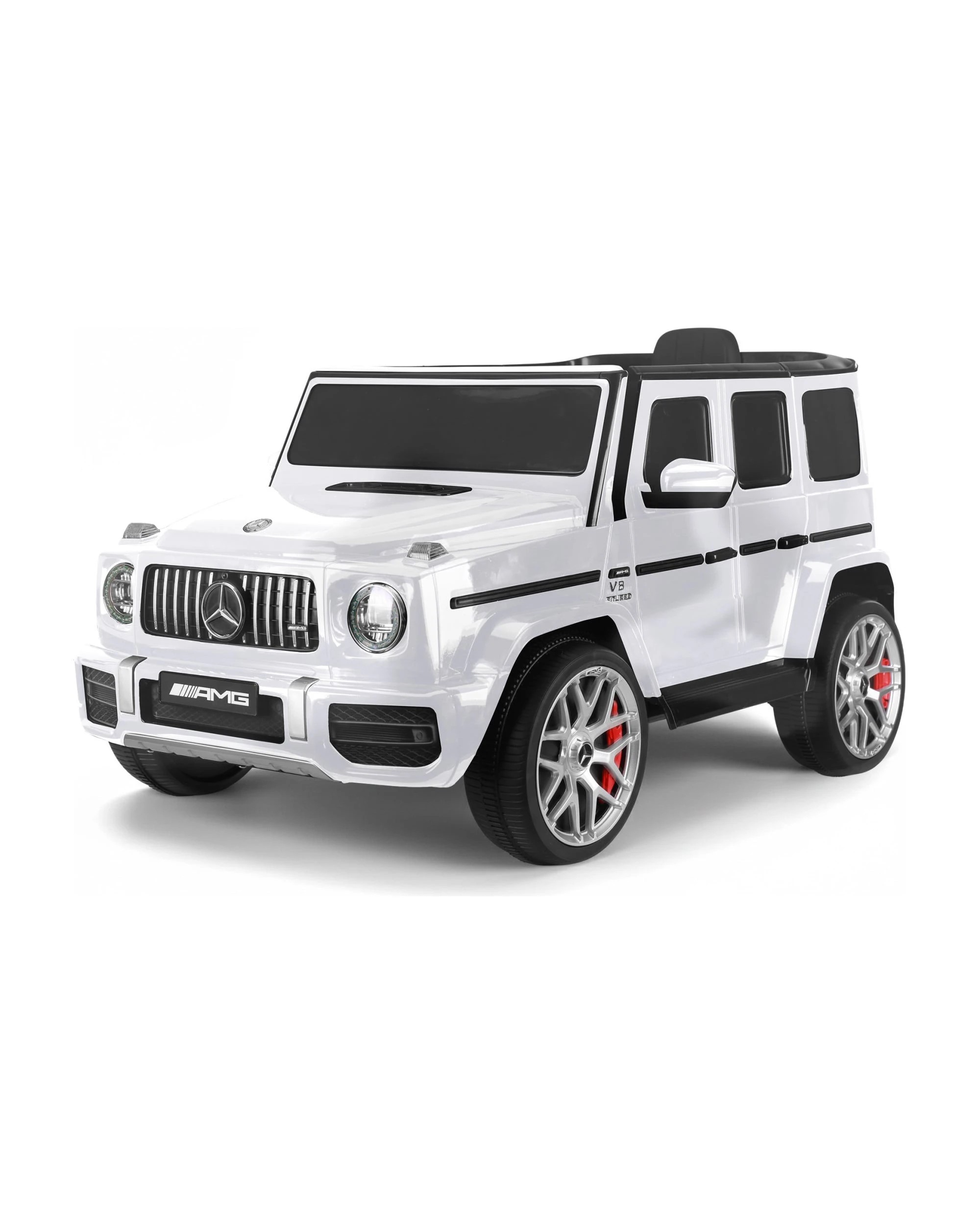 1 Kahuna Mercedes Benz AMG G63 Kids Electric Ride On Car Remote Control - White, 1 of 6