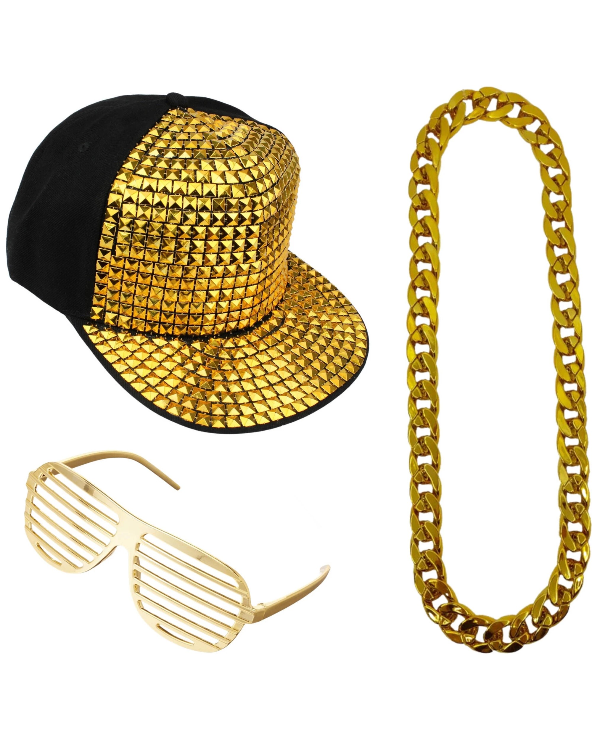 1 Oceana Hip Hop Rapper Hat & Accessories, 1 of 3