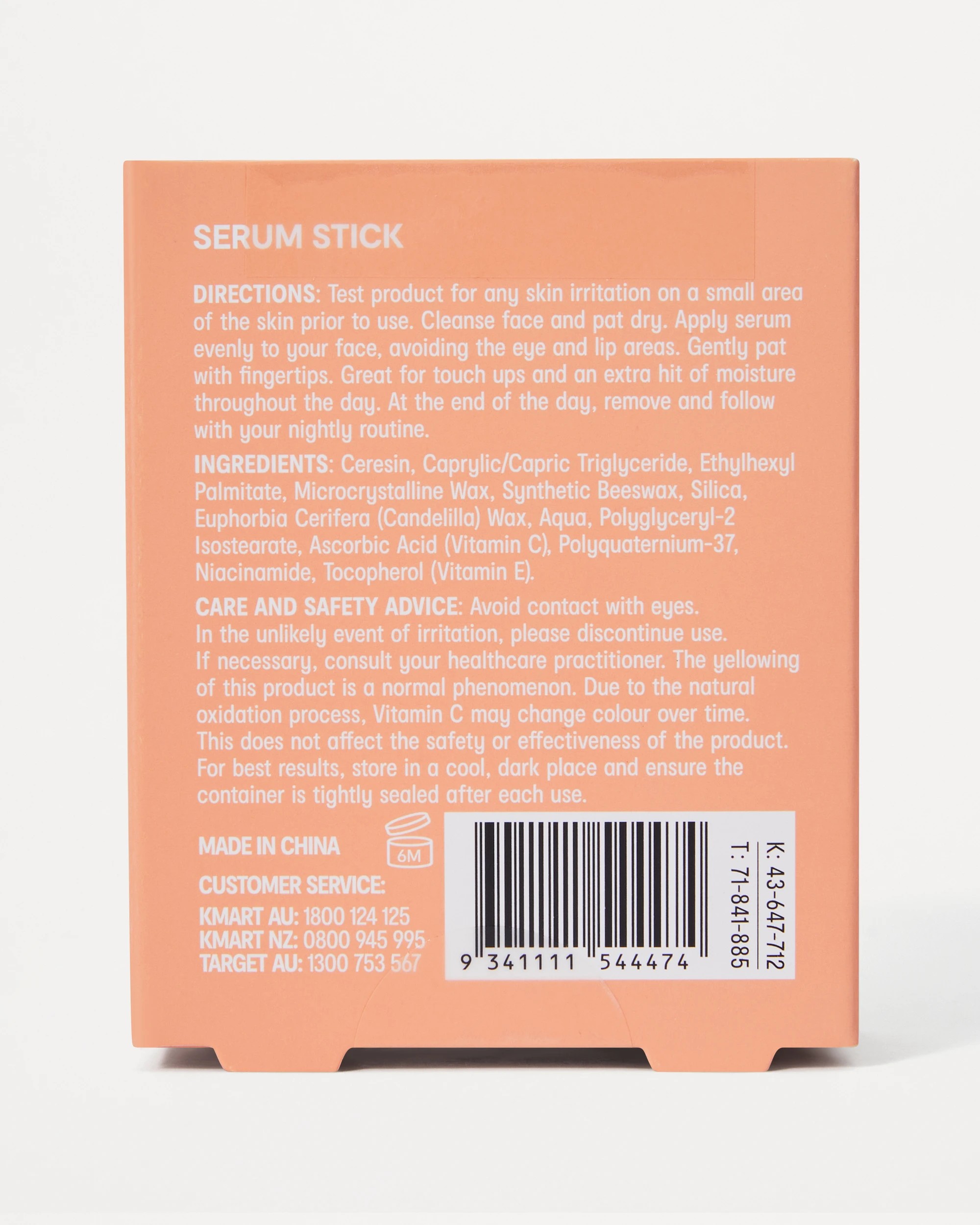 6 OXX Skincare AM/PM Brighten Serum Stick 20g - Vitamin C and Niacinamide, 6 of 6