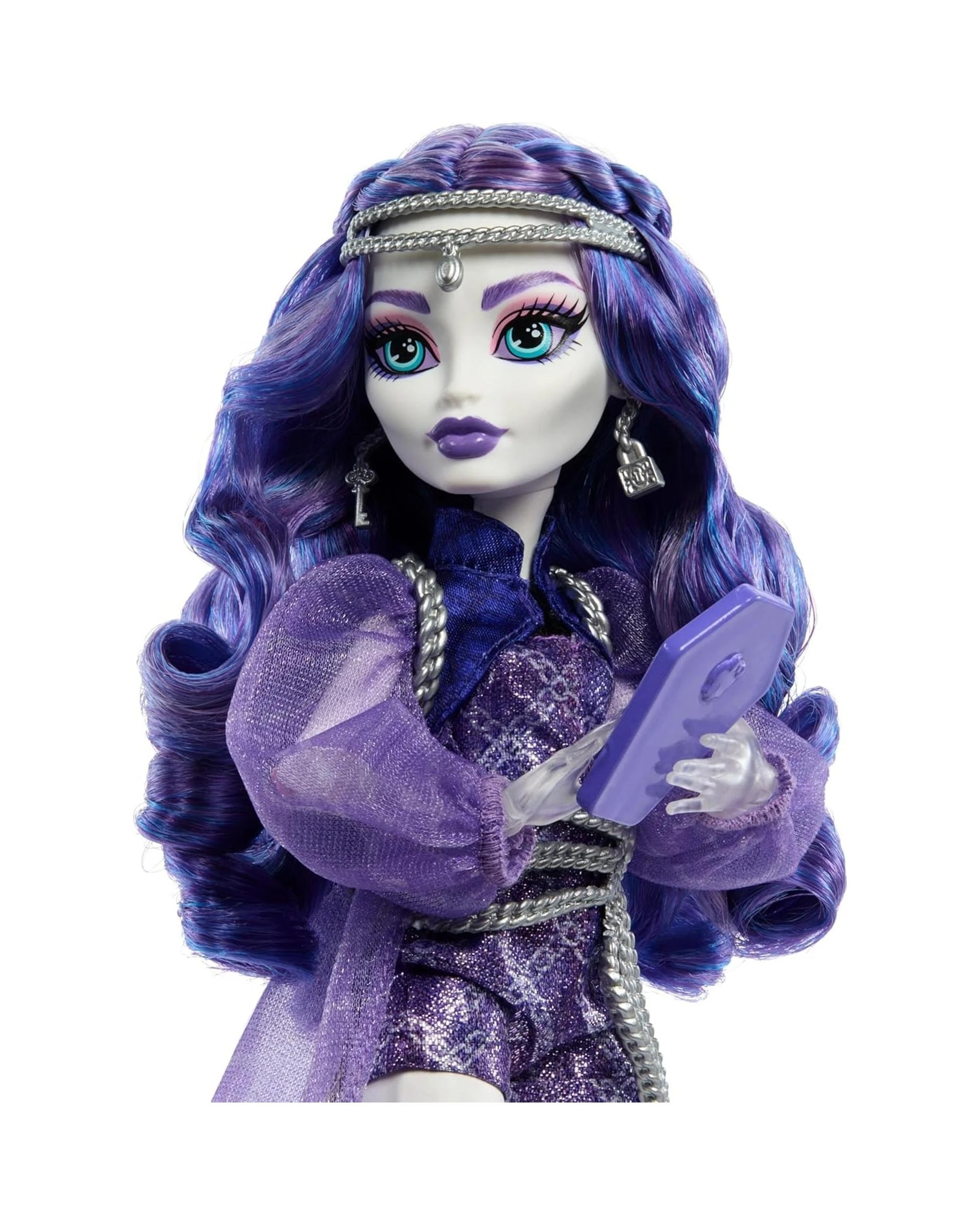 4 Monster High Spectra Vondergeist with Rhuen Pet Fashion Doll, 4 of 6