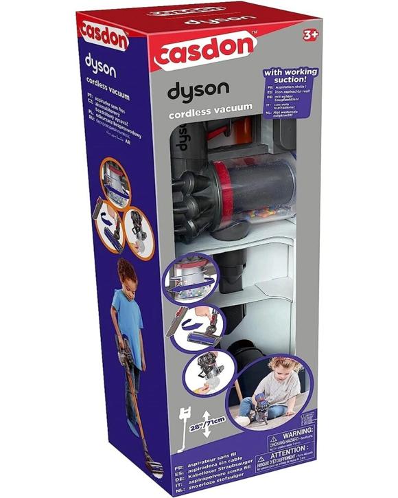 Casdon Dyson Kids Vacuum Cleaner Cord Free Handheld
