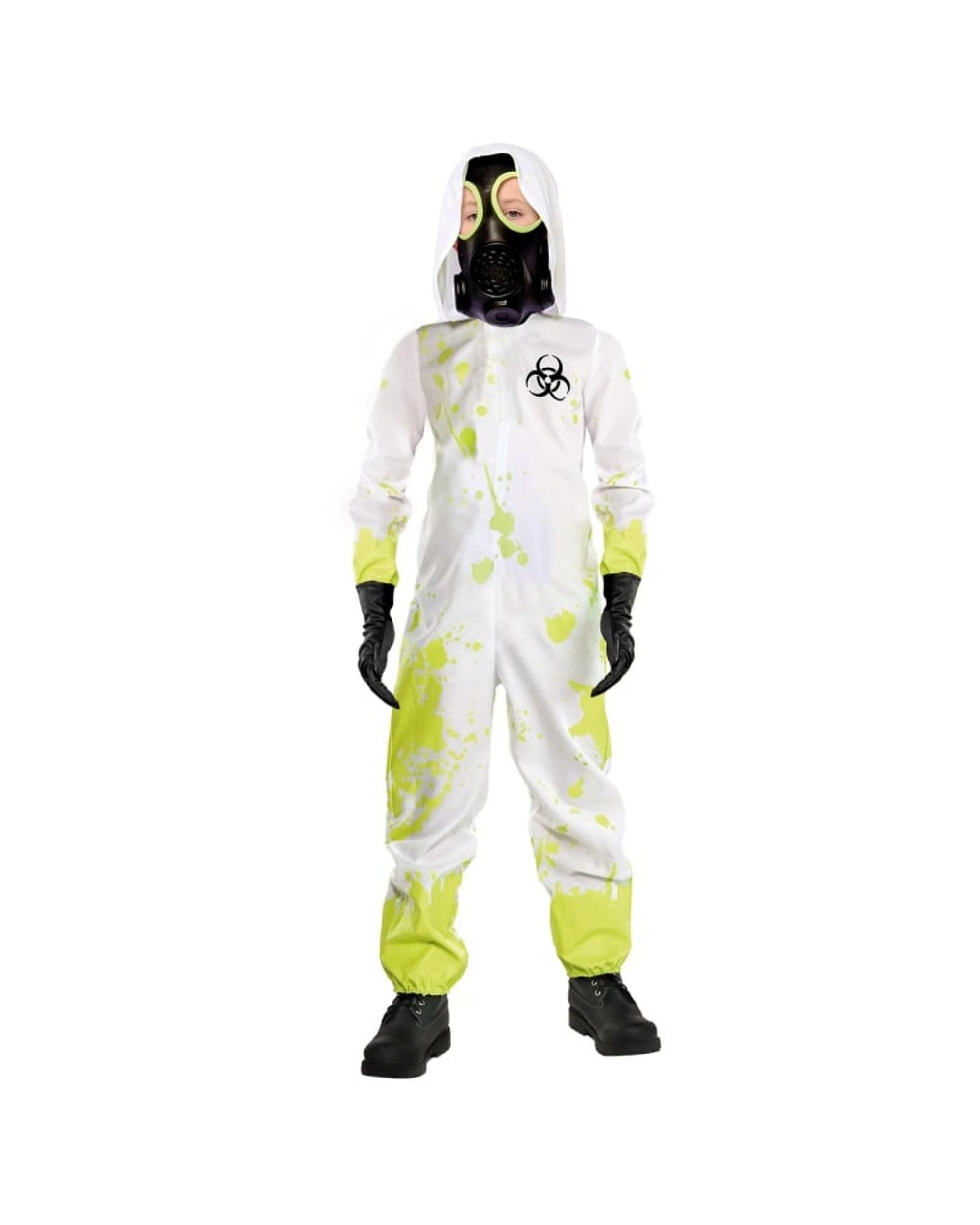 1 Hazmat Suit Boy Child Costume Size 4-6 Years, 1 of 1