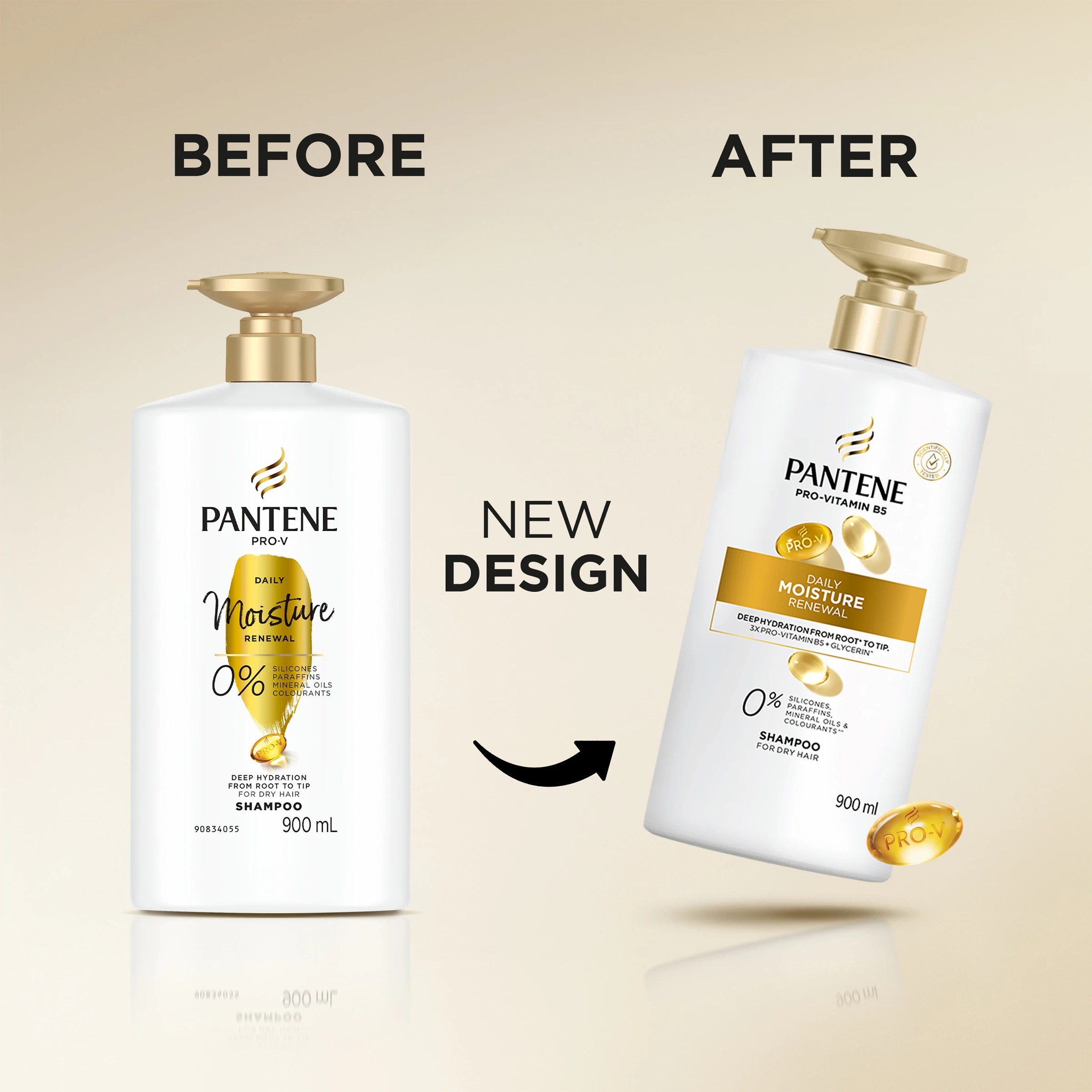 10 Pantene Pro-V Daily Moisture Renewal Shampoo 900ml - Multi, 10 of 10