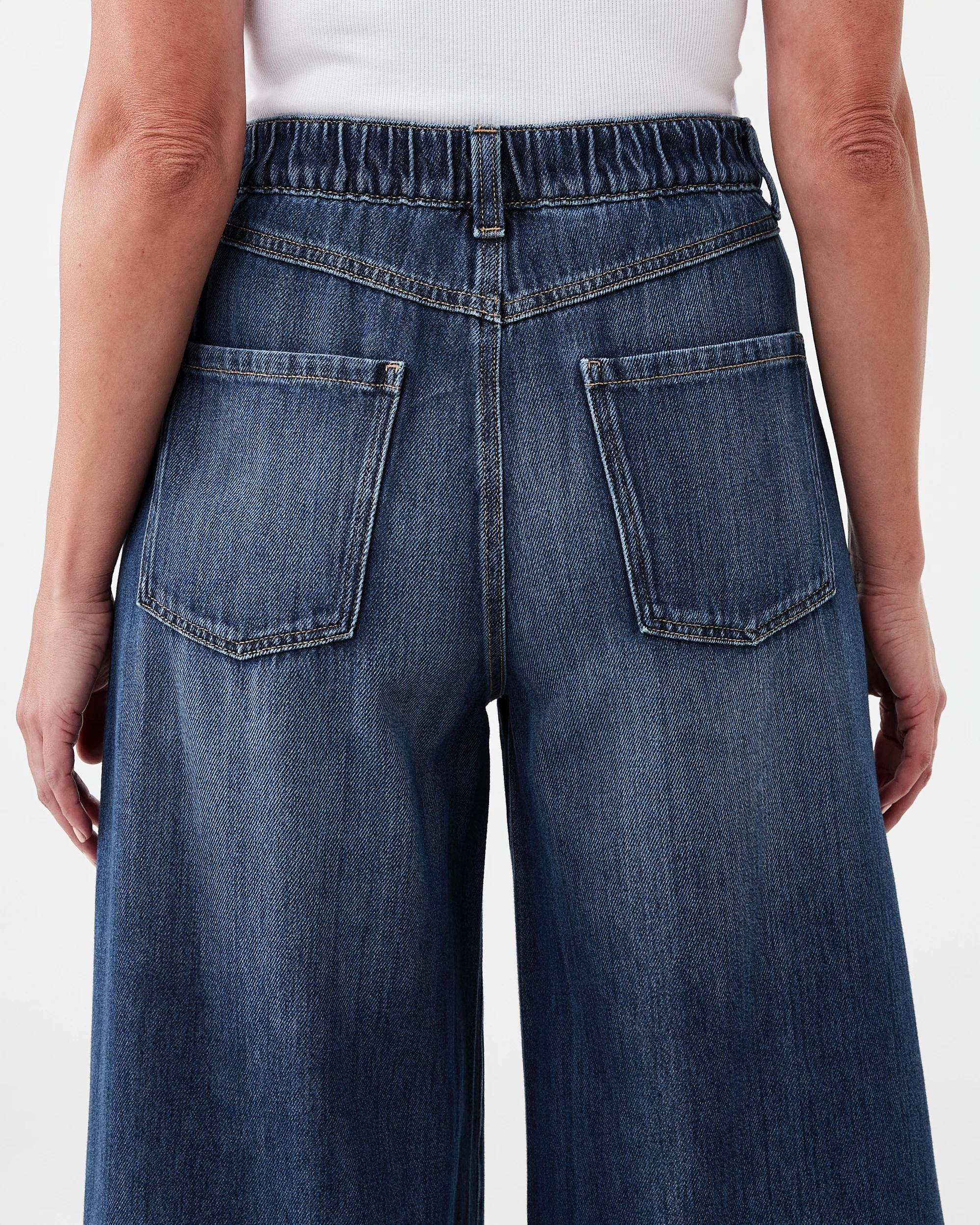 5 Palazzo Jeans Dark Wash, 5 of 8