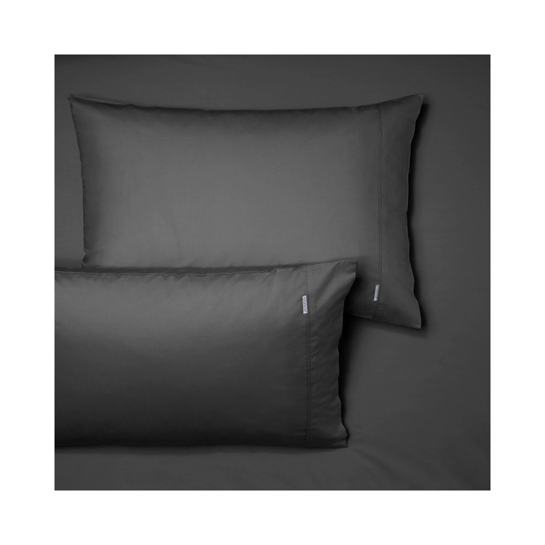 1 Bianca Bedding Heston 300 Thread Count 100% Cotton Percale Fitted Sheet Combo — Charcoal (King) - Charcoal, 1 of 1