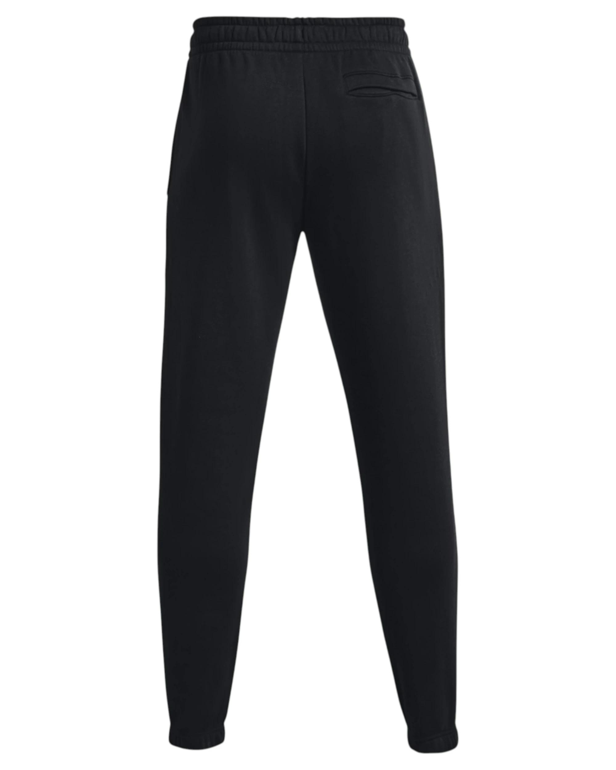 8 Under Armour Mens Fleece Pants Black Joggers Athletic Trackies BLACK, 8 of 8