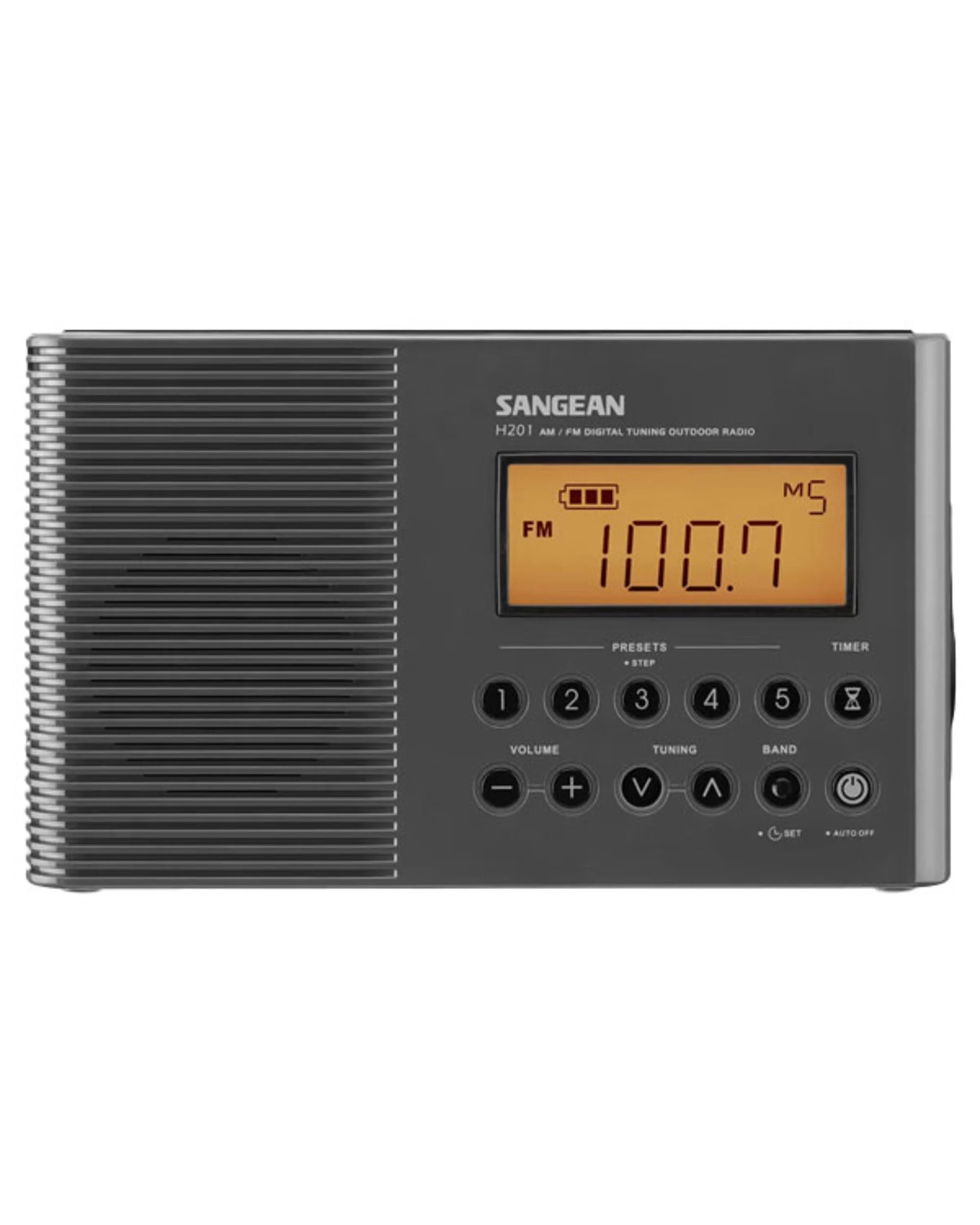 1 Sangean H-201DG AM/FM WP Radio - Dark Grey, 1 of 5