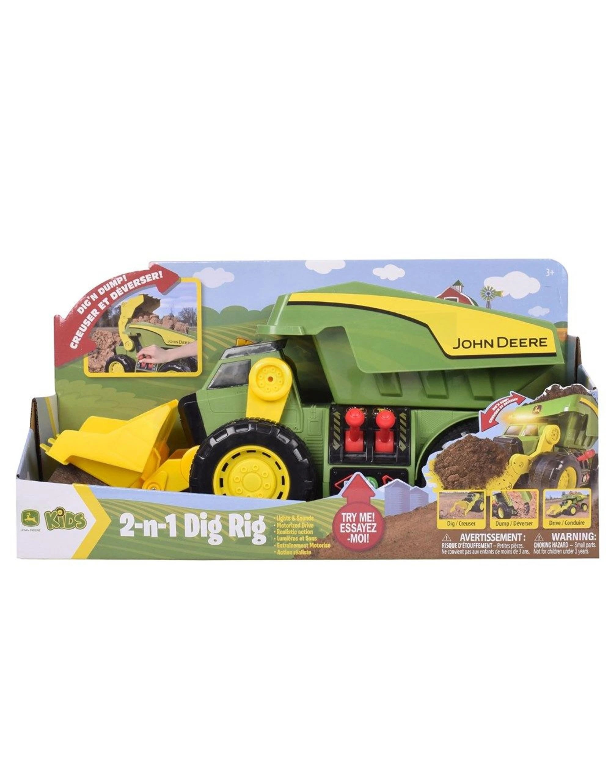 1 John Deere 2-N-1 Dig Rig - Dump Truck and Front-End Loader, 1 of 6