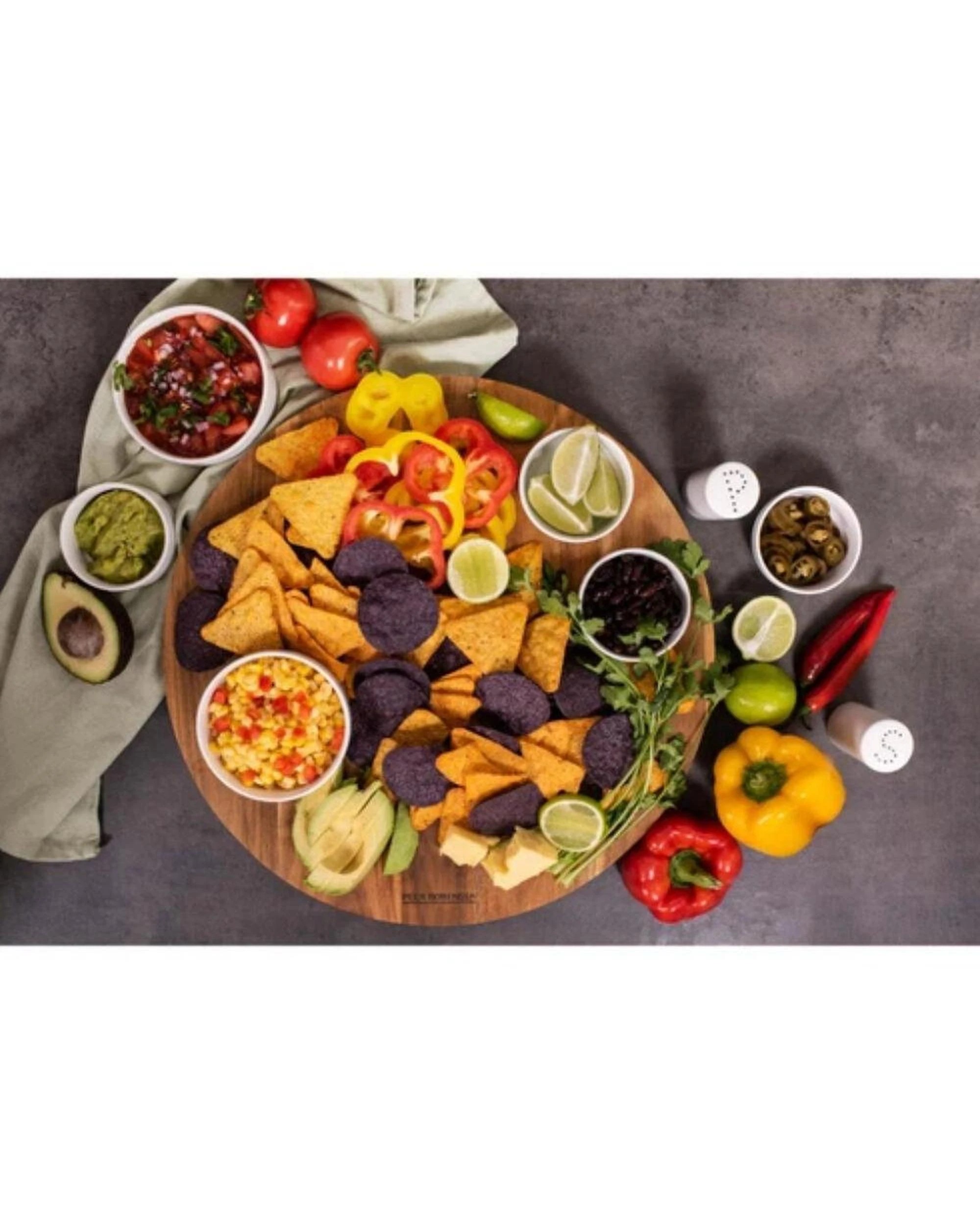 4 Peer Sorensen Acacia Wood Lazy Susan Serving Board 45cm, 4 of 5