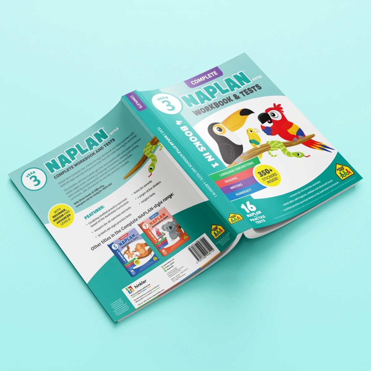 4 Naplan-Style Complete Workbook and Tests Year 3: 4 Books in 1 - Book, 4 of 5