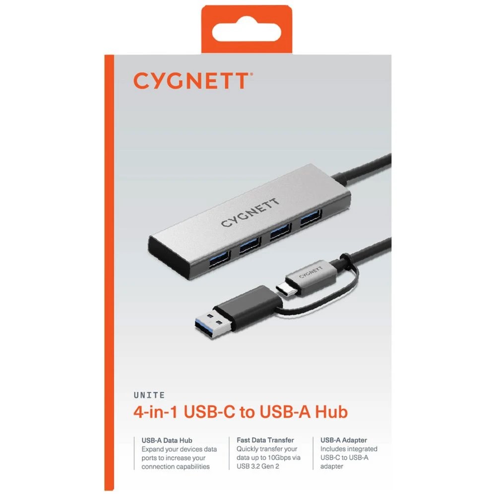 4 Cygnett 4-in-1 USB-C to USB-A Hub, 4 of 4