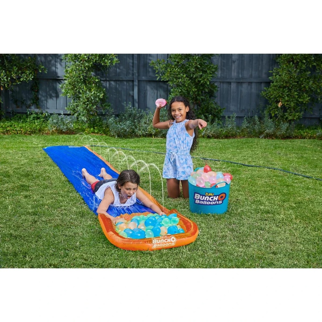 6 Zuru Bunch O Balloons Water Slide Wipeout and Self-Sealing Water Balloons Set, 6 of 10