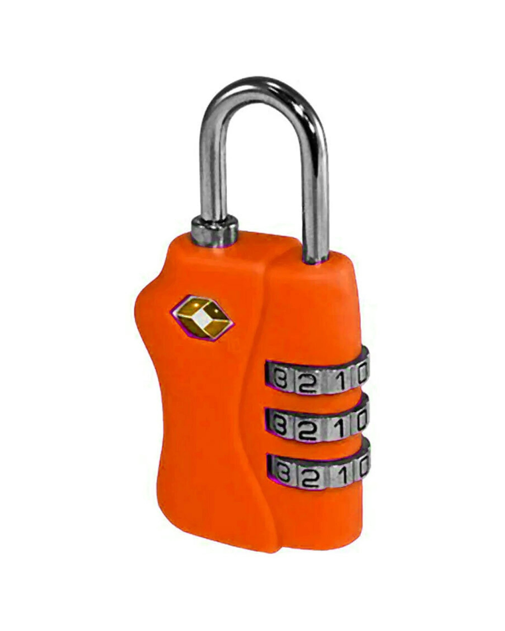 2 Tosca 2Pk Tsa Approved Luggage Bag Combination Lock - Orange, 2 of 2