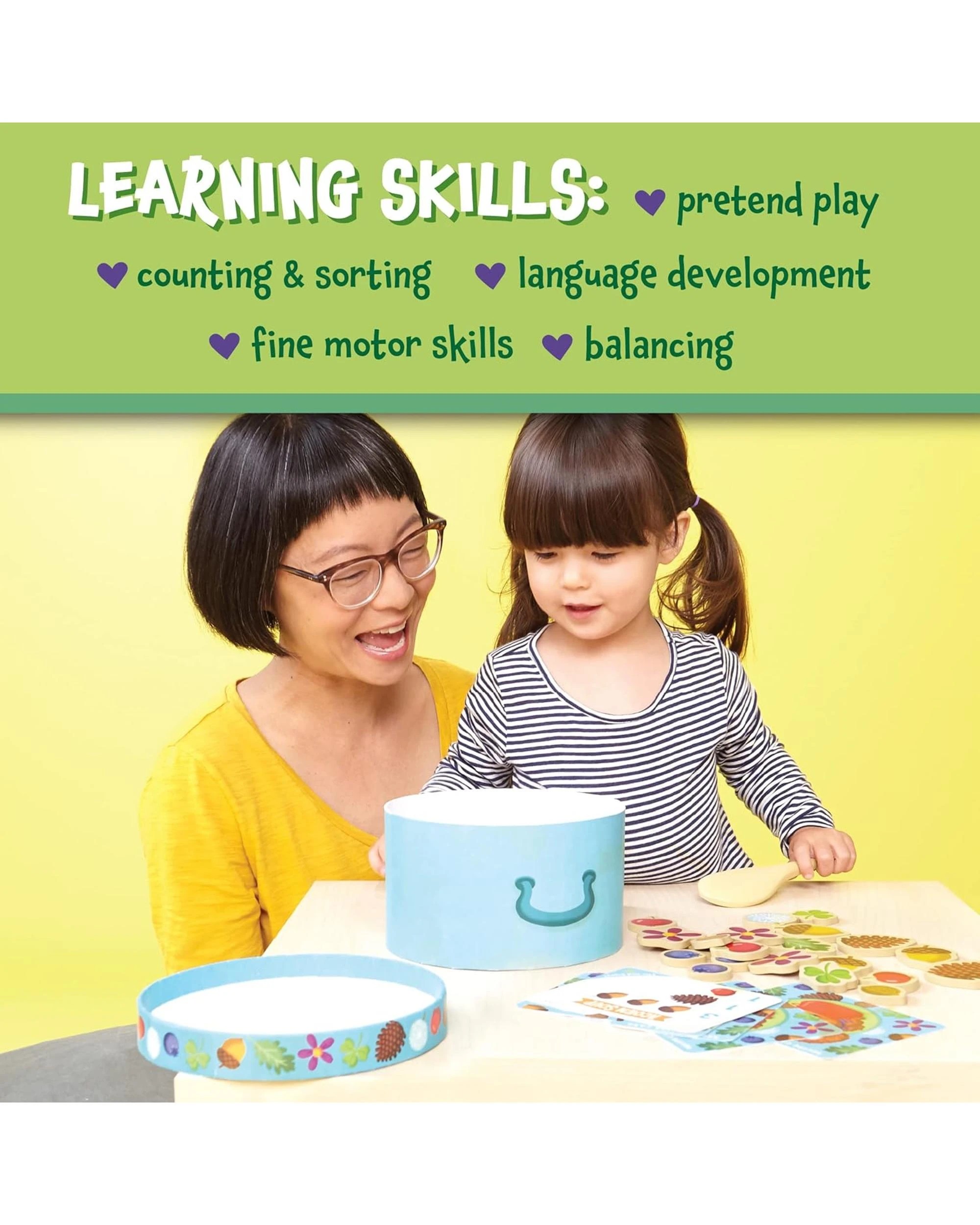 6 Peaceable Kingdom Acorn Soup Counting Game, 6 of 6