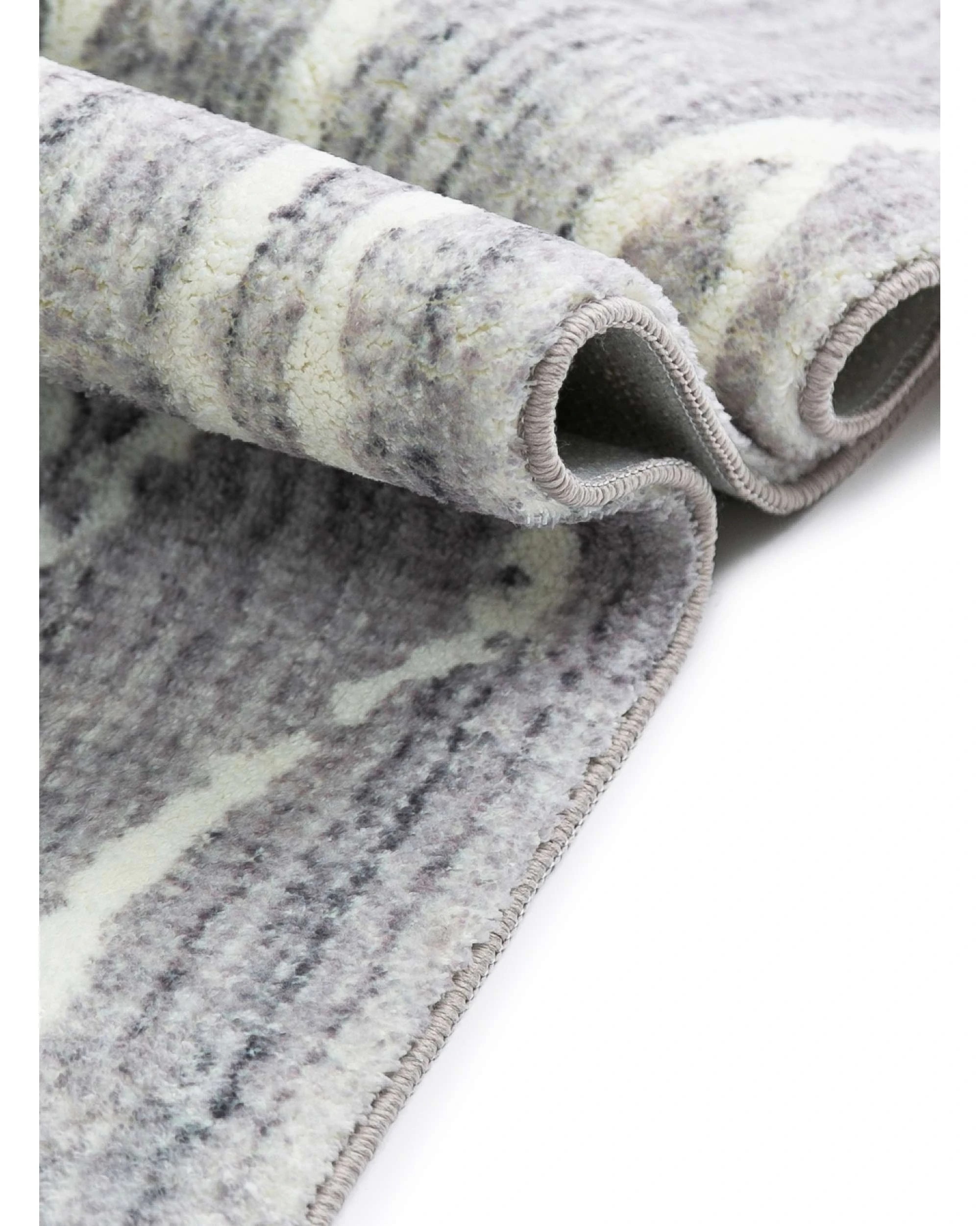 6 Loopsie Chaker Lined Washable Rug-230cm x 160cm - Grey, 6 of 6