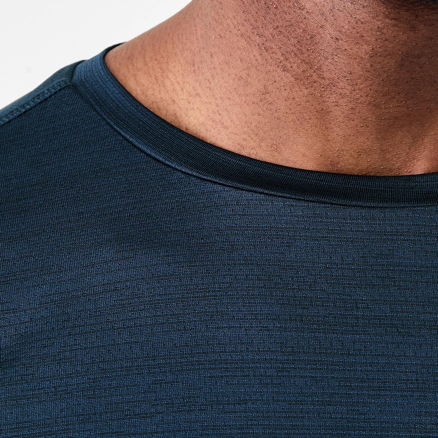 5 Active Mens Crew Neck Cationic T-shirt NAVY BLACK ACT CREW CATIONIC TEE, 5 of 6