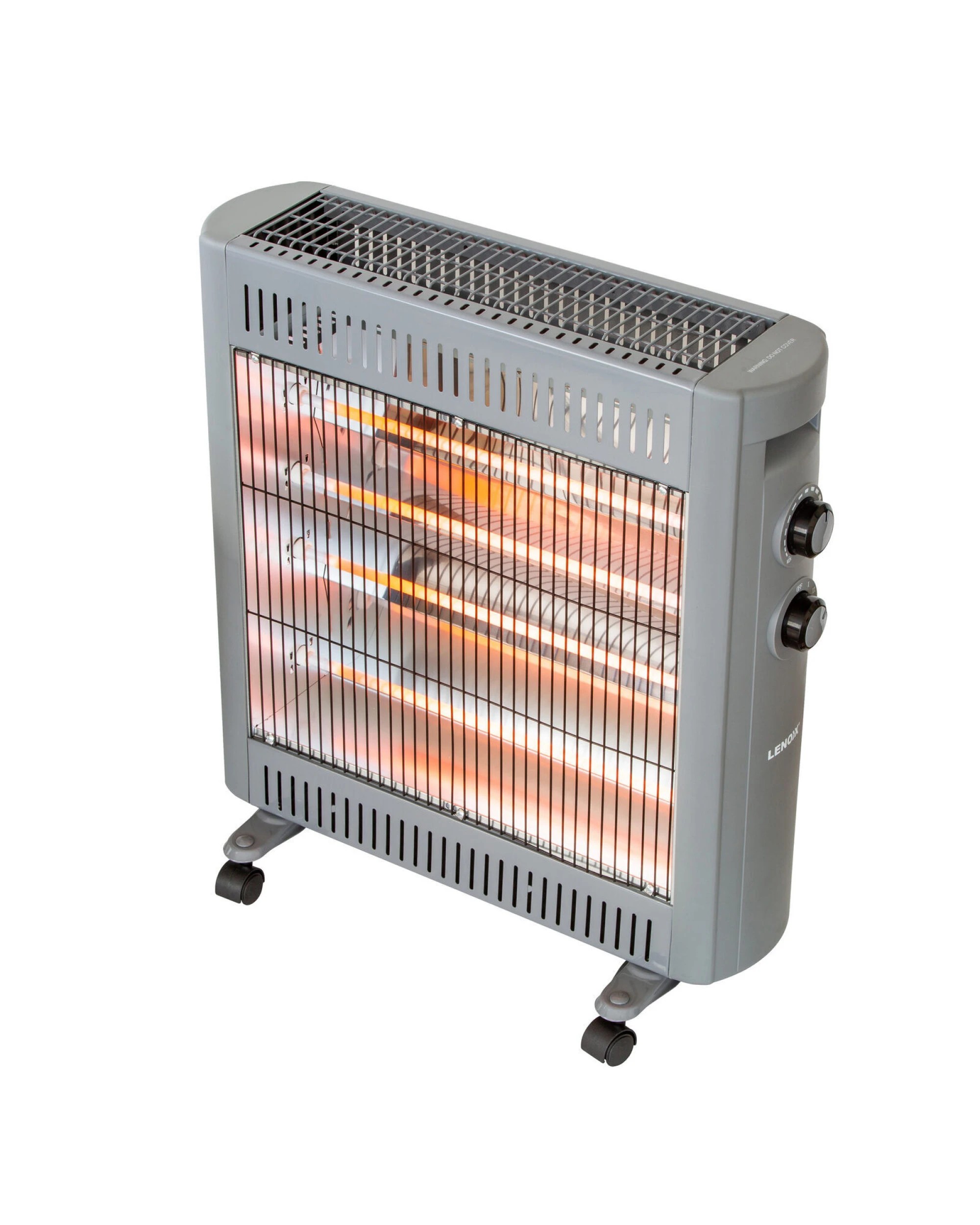 4 Lenoxx 2200W Quartz Infrared Radiant Heater with Adjustable Thermostat and 2 Power Settings, 4 of 7