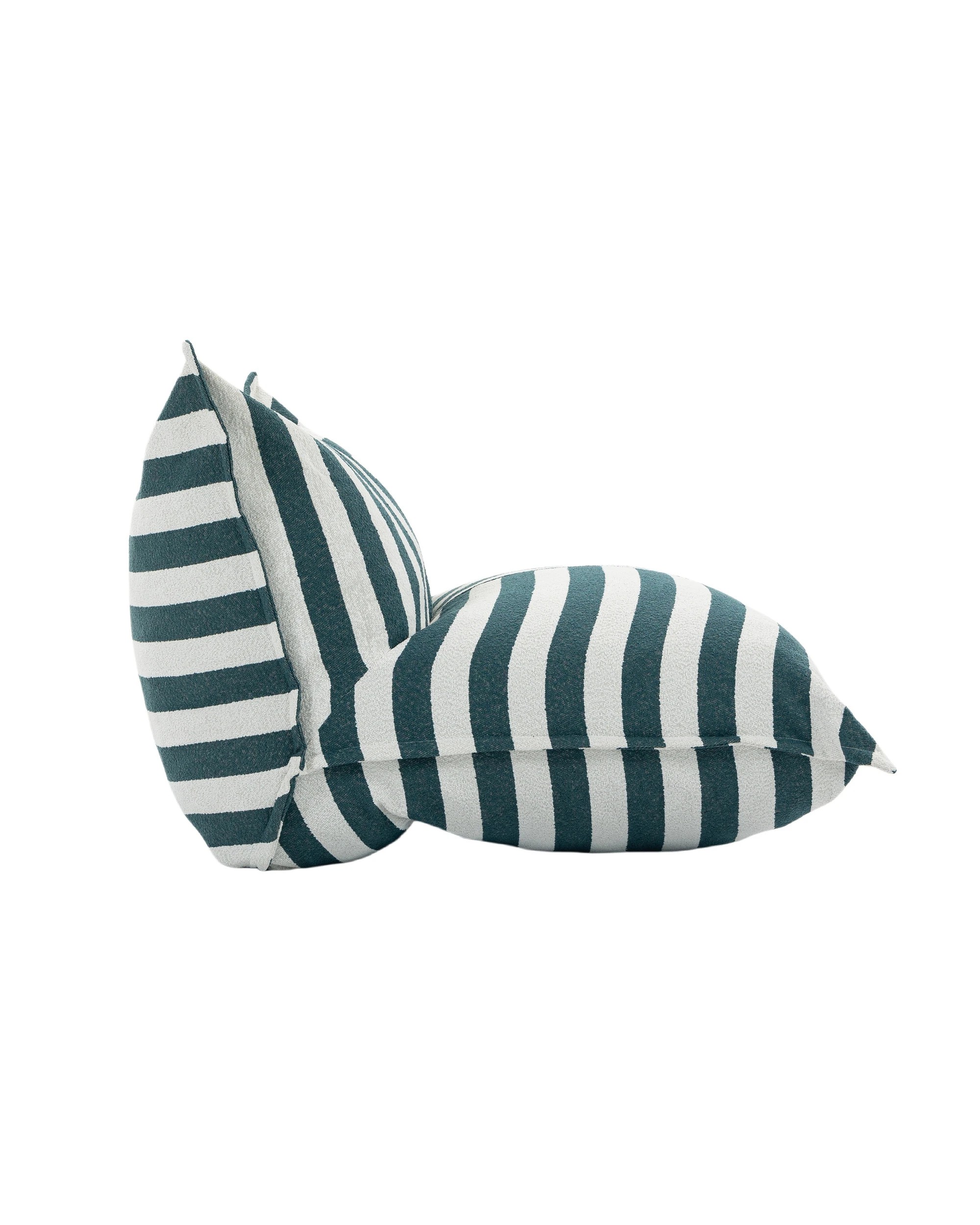 3 IHOMDEC L-Shape Outdoor Boucle Compression Sofa Green&White - Green, 3 of 9