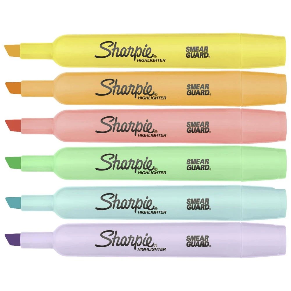 3 Sharpie Tank Highlighters 6 Pack Pastel, 3 of 10