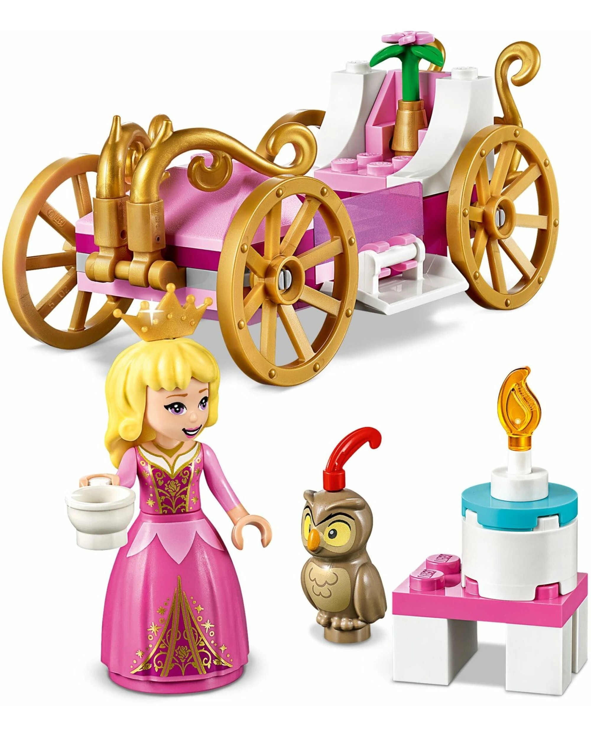 3 LEGO 43173 Aurora's Royal Carriage: Disney Princess Playset, 3 of 4