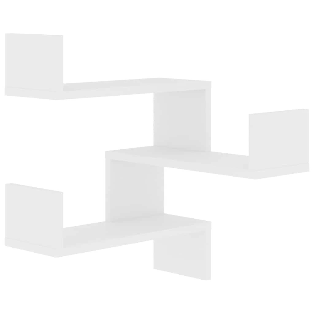 2 vidaXL Wall shelf Wall mounting - White, 2 of 9