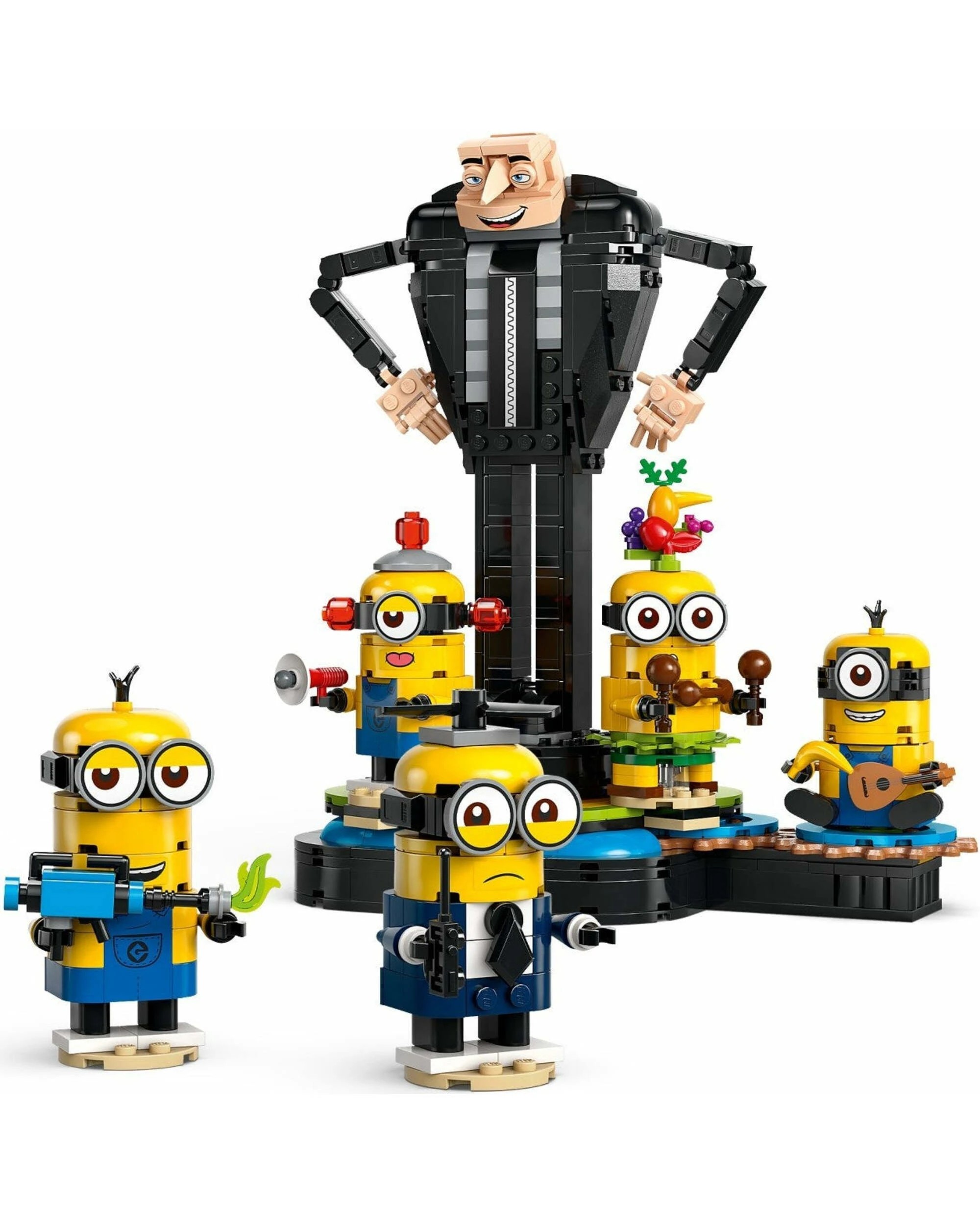 1 LEGO 75582 Despicable Me Brick-Built Gru and Minions, 1 of 5