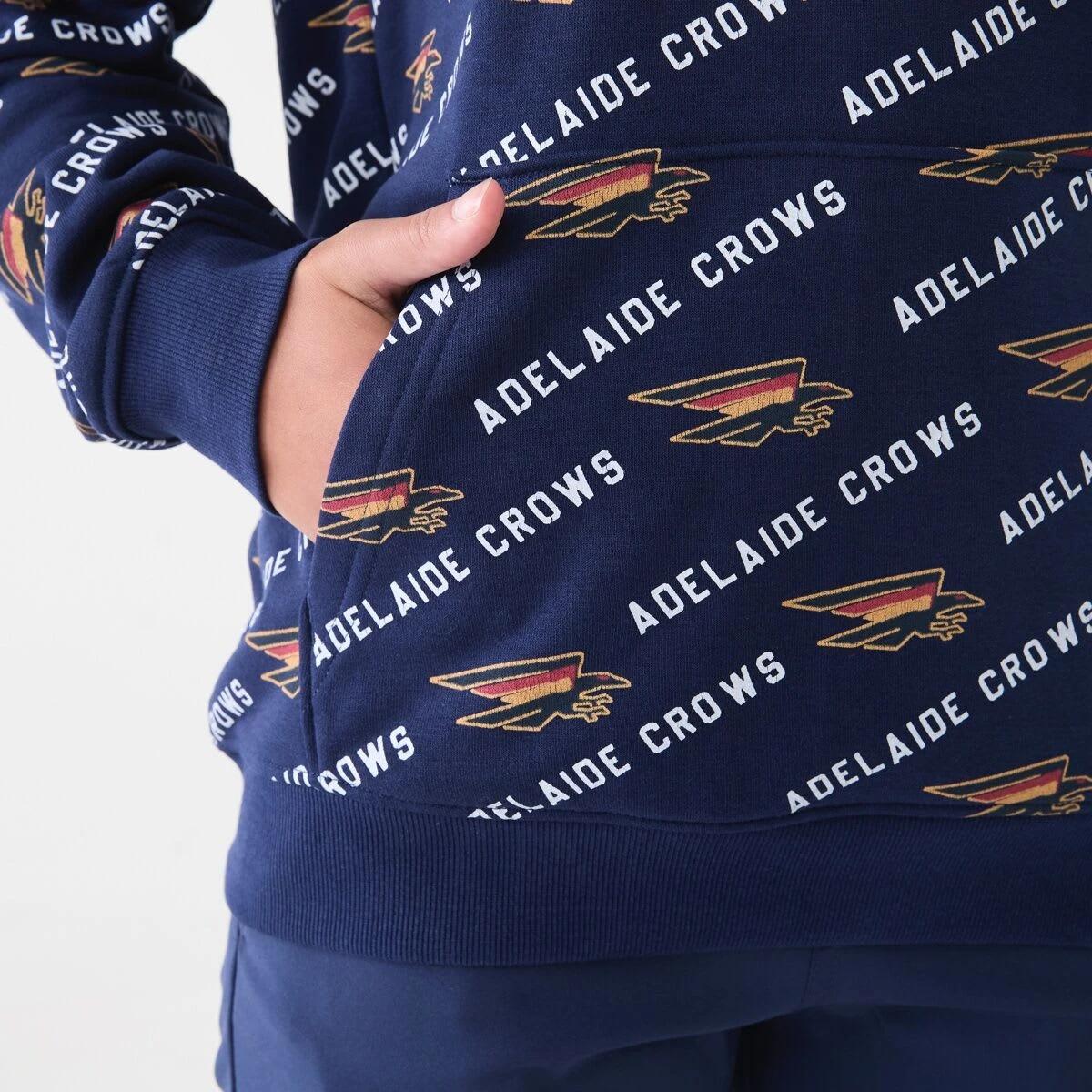 7 Official AFL Kids All Over Print Hoodie Adelaide, 7 of 10