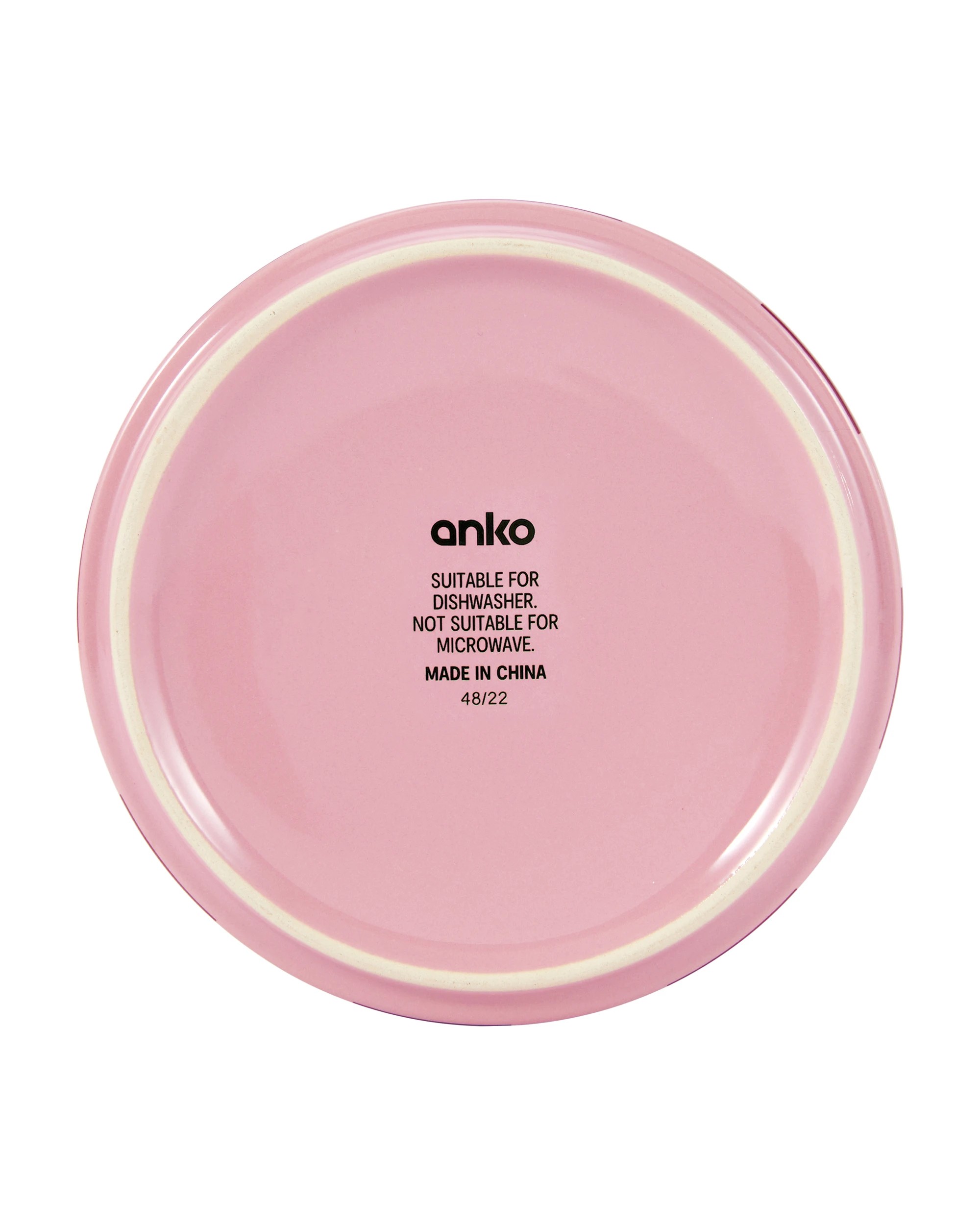 4 Dog Bowl Ceramic Stripe - Medium, 4 of 4