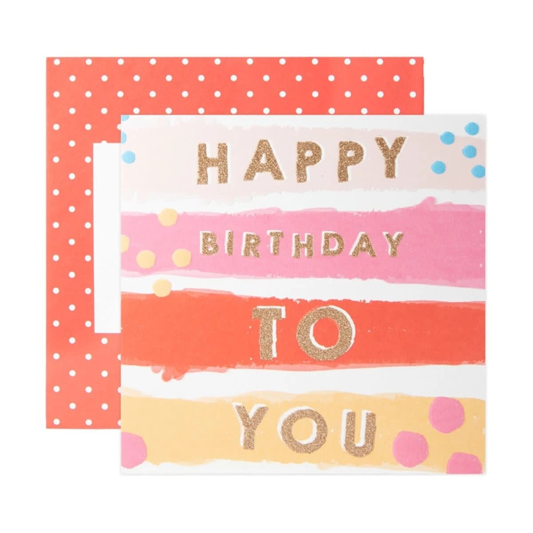 1 Hallmark Birthday Card - Spots, Stripes & Glitter, Oh My!, 1 of 3
