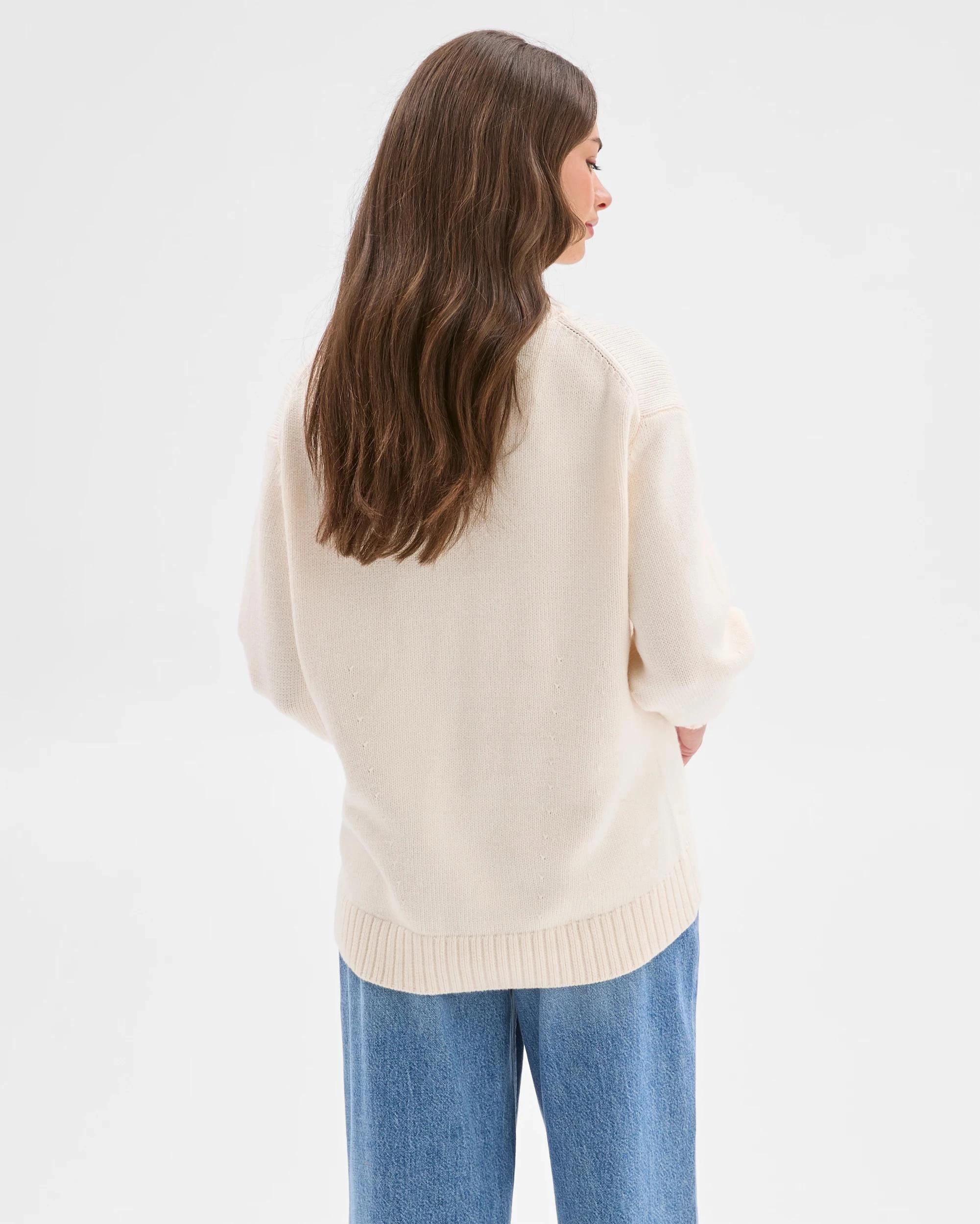 8 Target Petites Petites Stitch Detail Pearl Jumper CREAM, 8 of 8