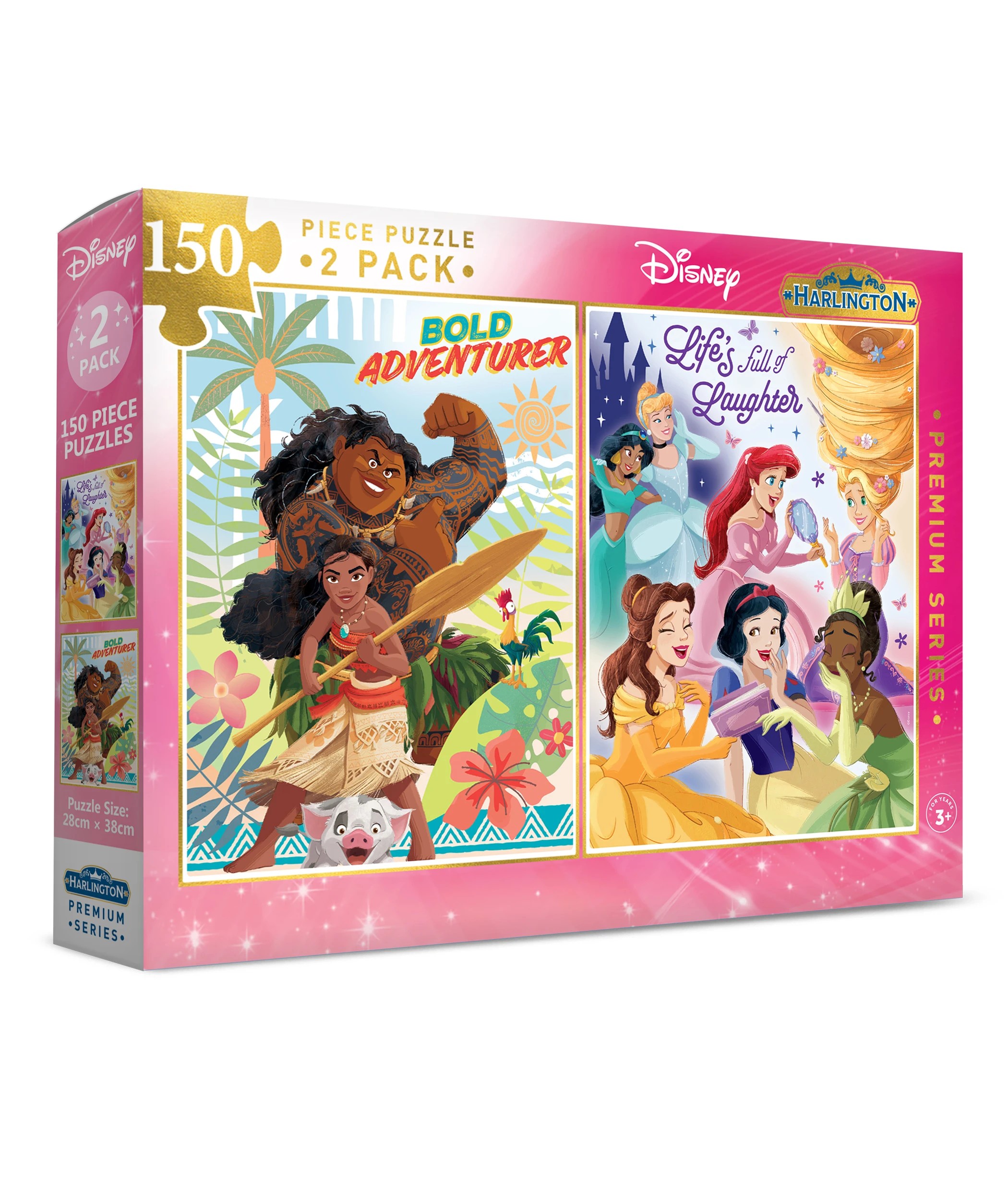 2 Licensed 2 Pack Harlington Kids 150 pieces Puzzle - Assorted - Multi, 2 of 7