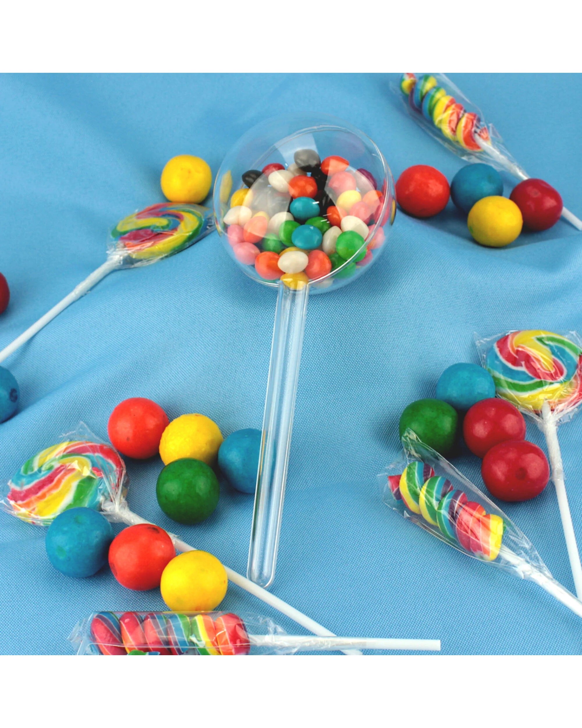 2 Partyrama Clear Plastic Fillable Lollipop, 2 of 5