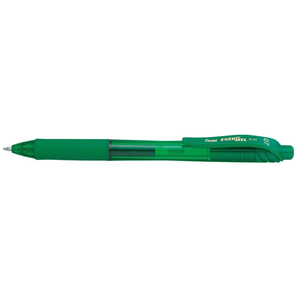 1 Pentel Energel X BL107 Gel Pen 0.7mm Green, 1 of 5