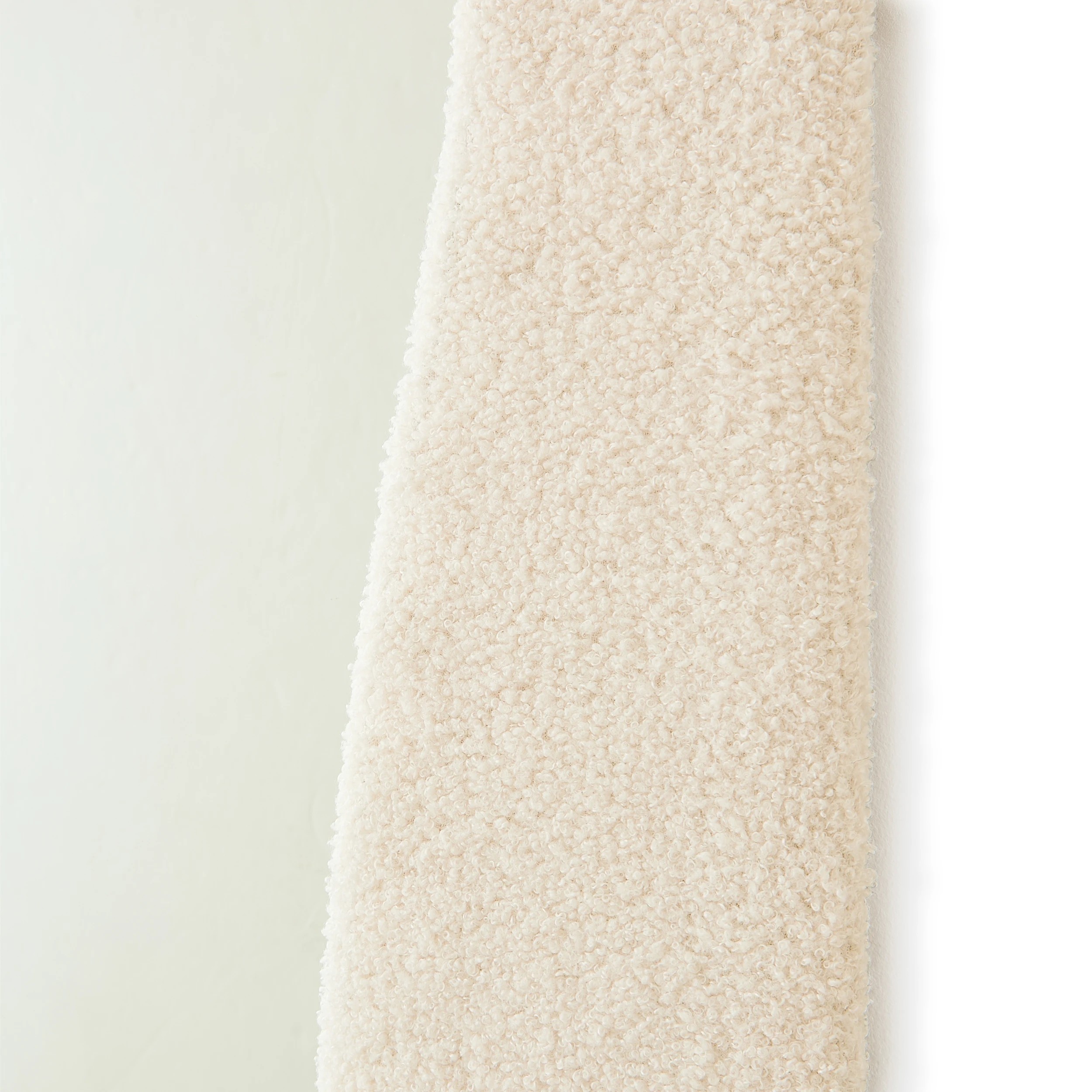 3 Curved Boucle Floor Mirror, 3 of 5