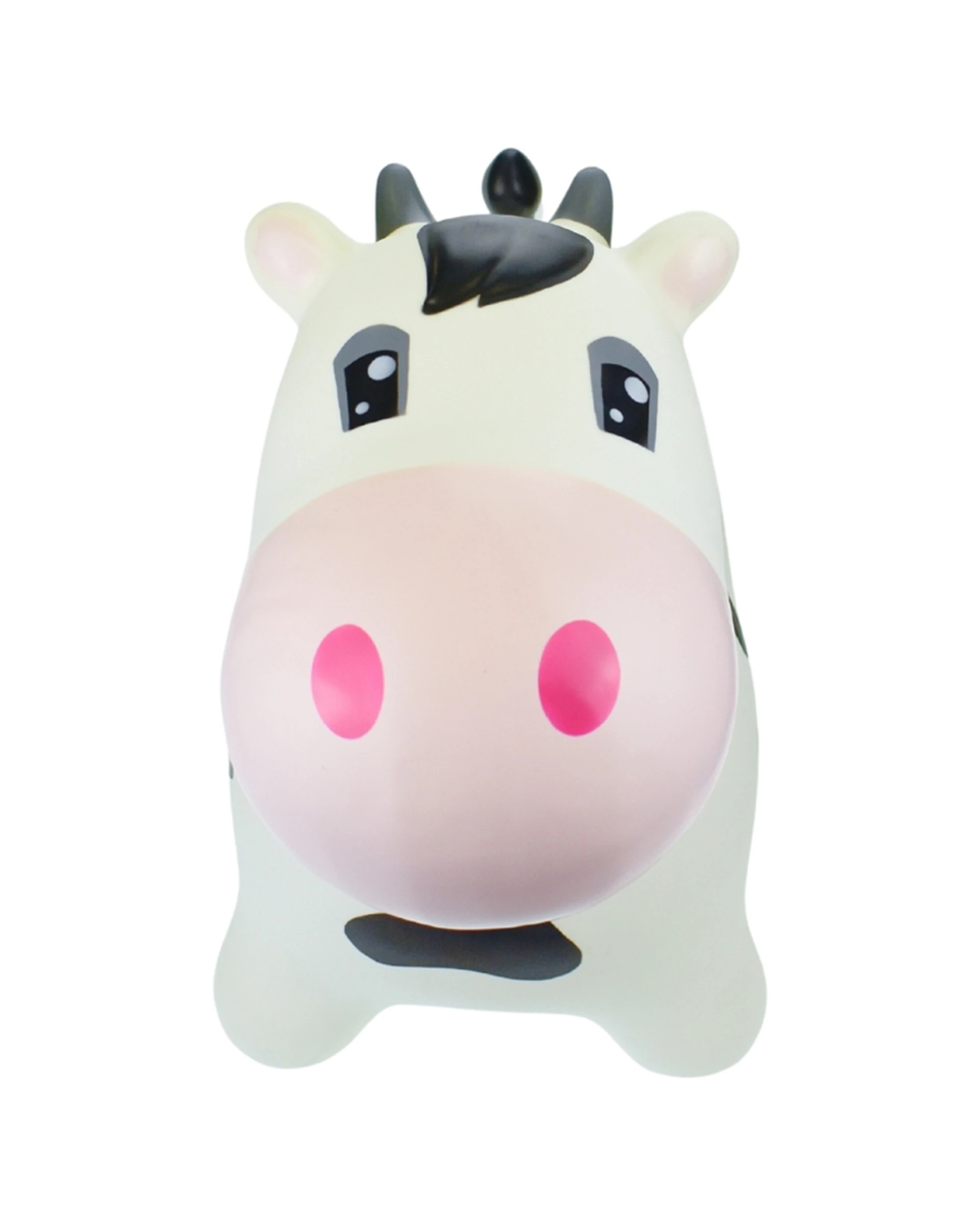 6 Kaper Kidz Bouncy Rider Moo Moo The Cow Ride On Bouncer Toy 12 Months Plus - White, 6 of 7