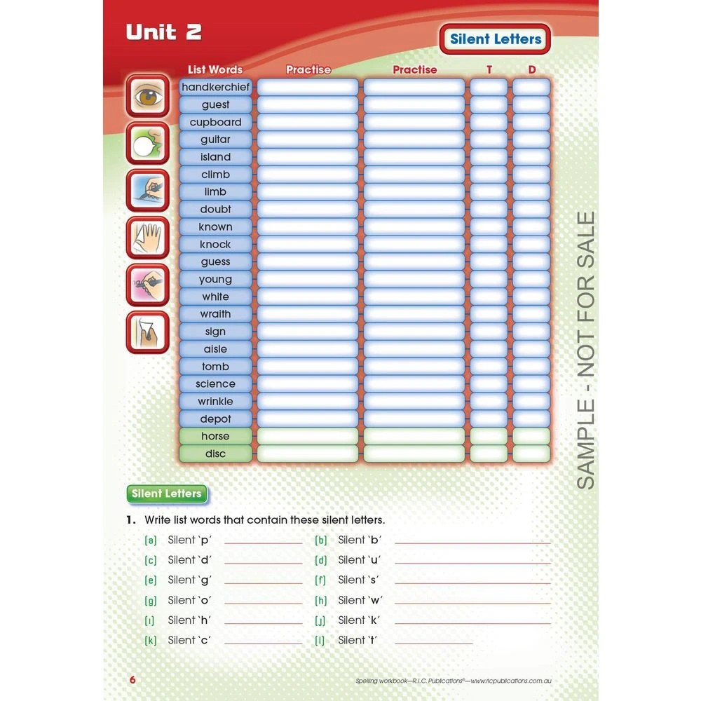 3 Spelling Workbook/Interactive Book E, 3 of 5
