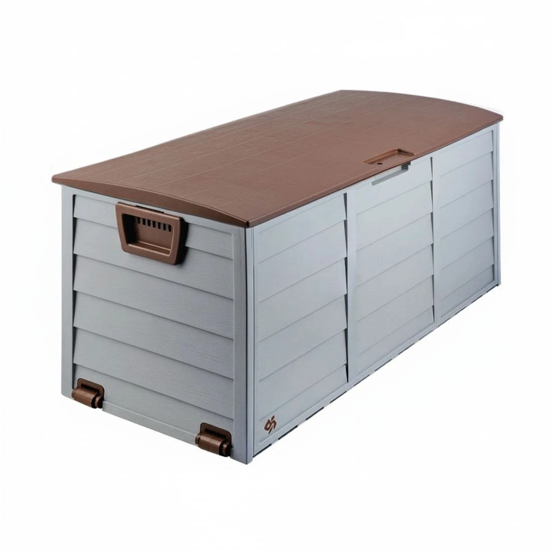 5 Gardeon Outdoor Storage Box 290L Lockable - Brown, 5 of 8