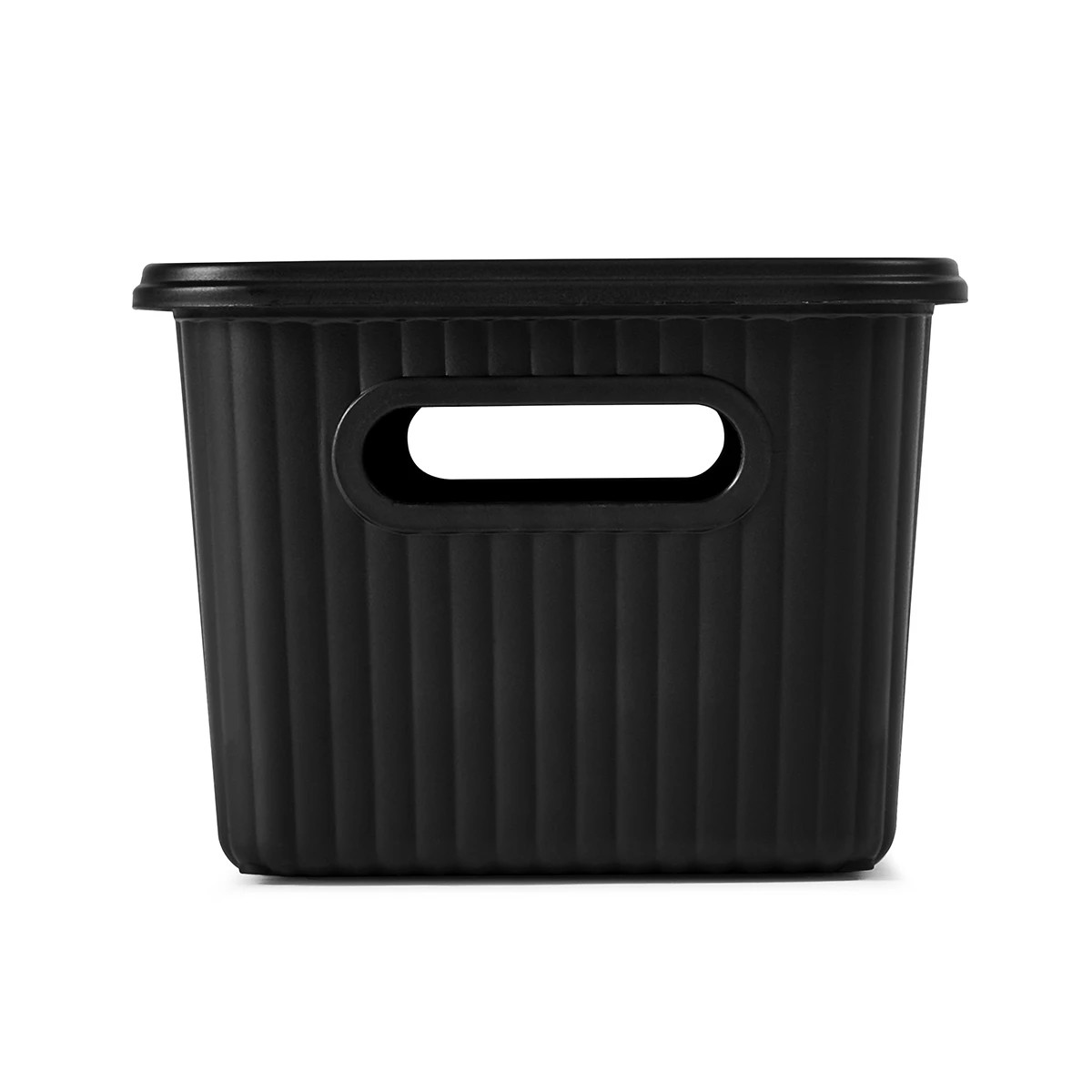 5 5L Ribbed Container - Black, 5 of 10