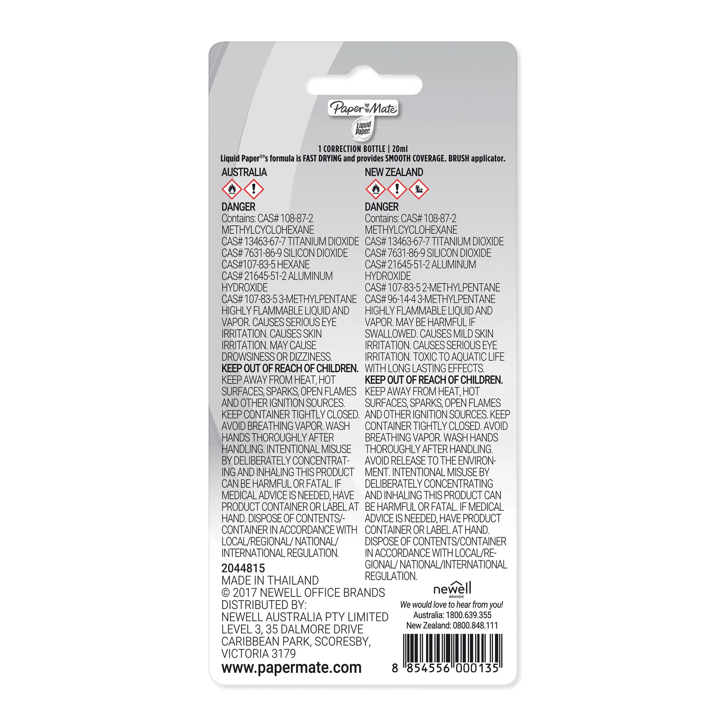 2 Paper Mate Liquid Paper Correction Fluid - 20ml, 2 of 3